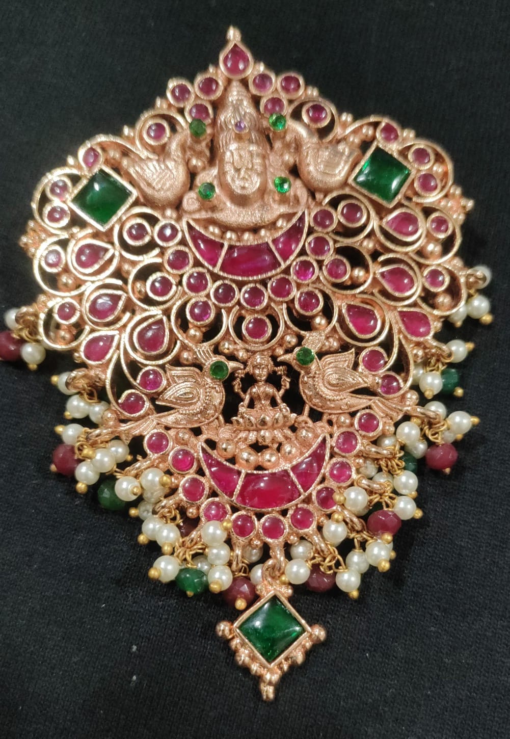 Lakshmi Peacock Pendant