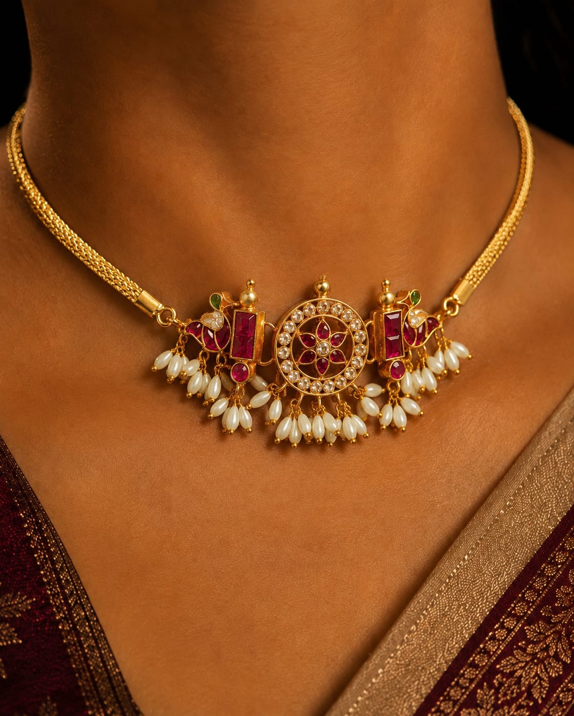 Maya Kizhi Choker