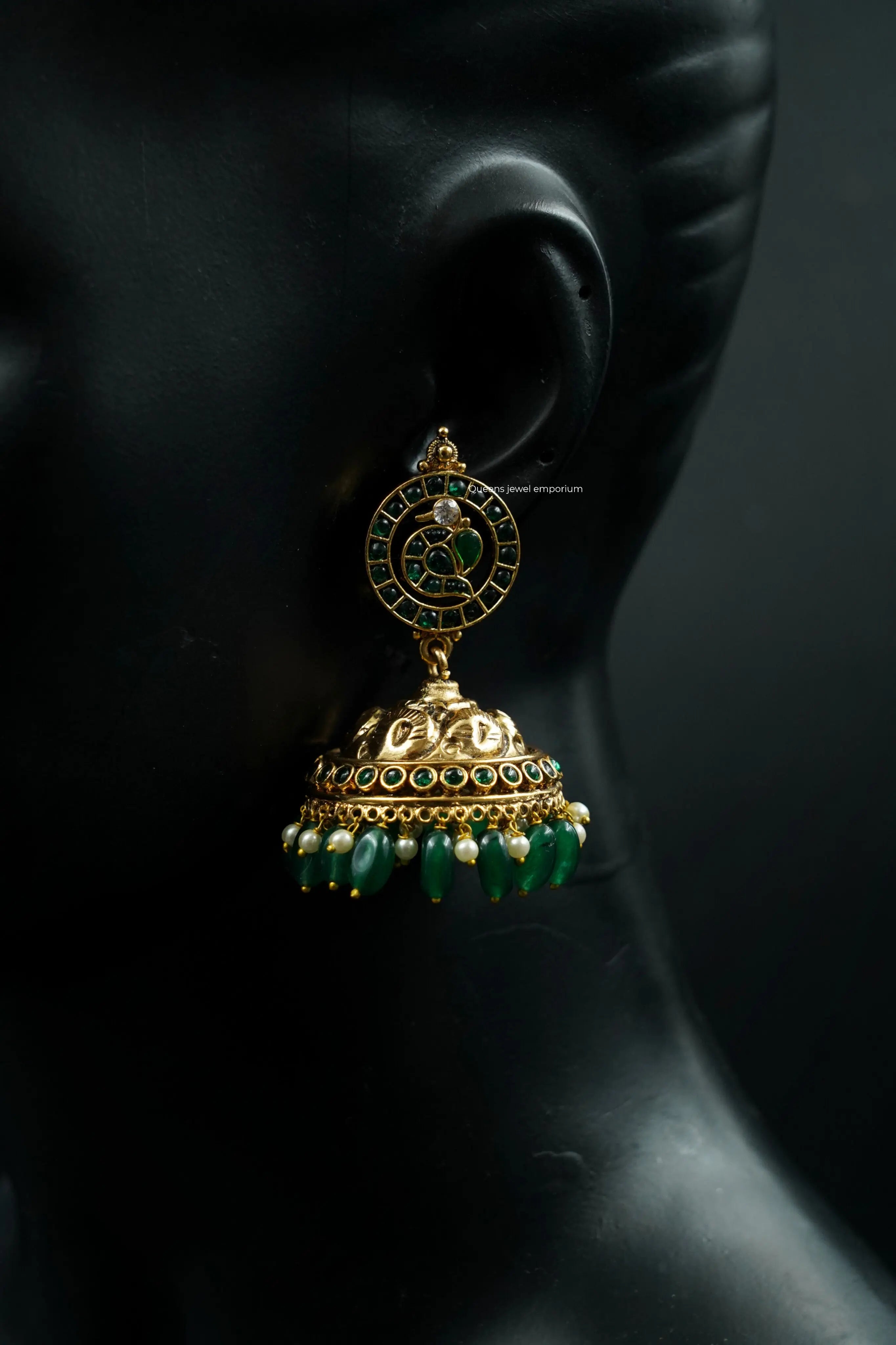 YAZHINI JHUMKA - Queens Jewel Emporium