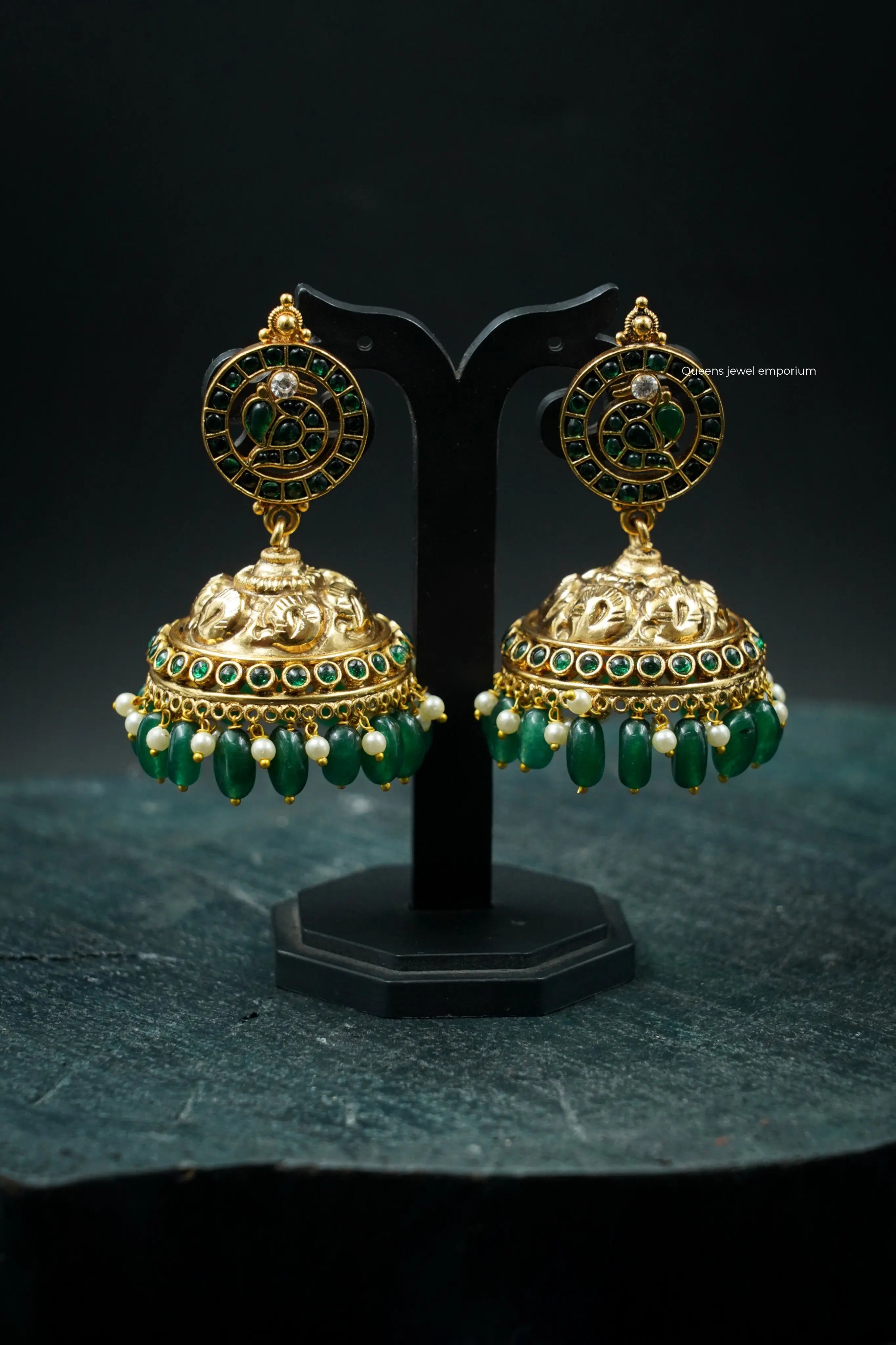 YAZHINI JHUMKA - Queens Jewel Emporium