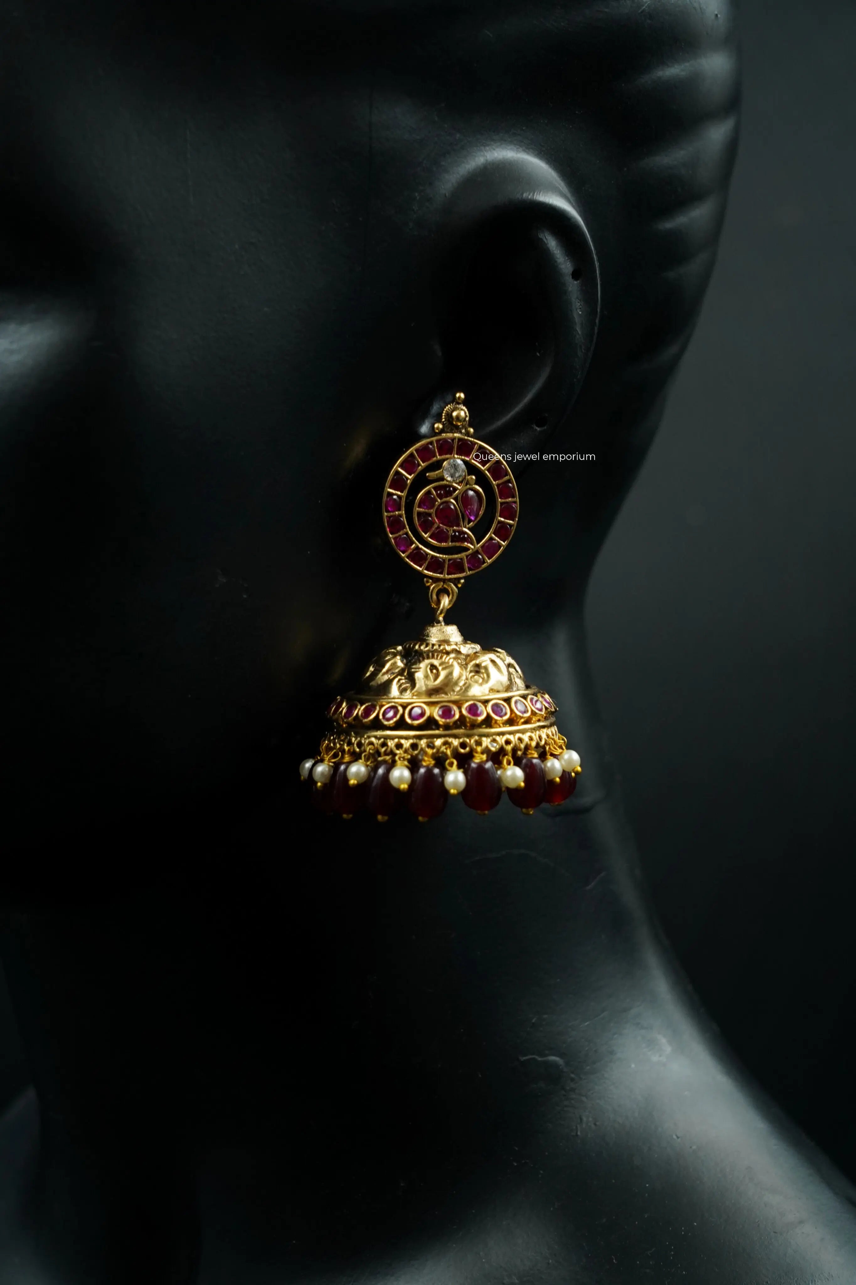 YAZHINI JHUMKA - Queens Jewel Emporium