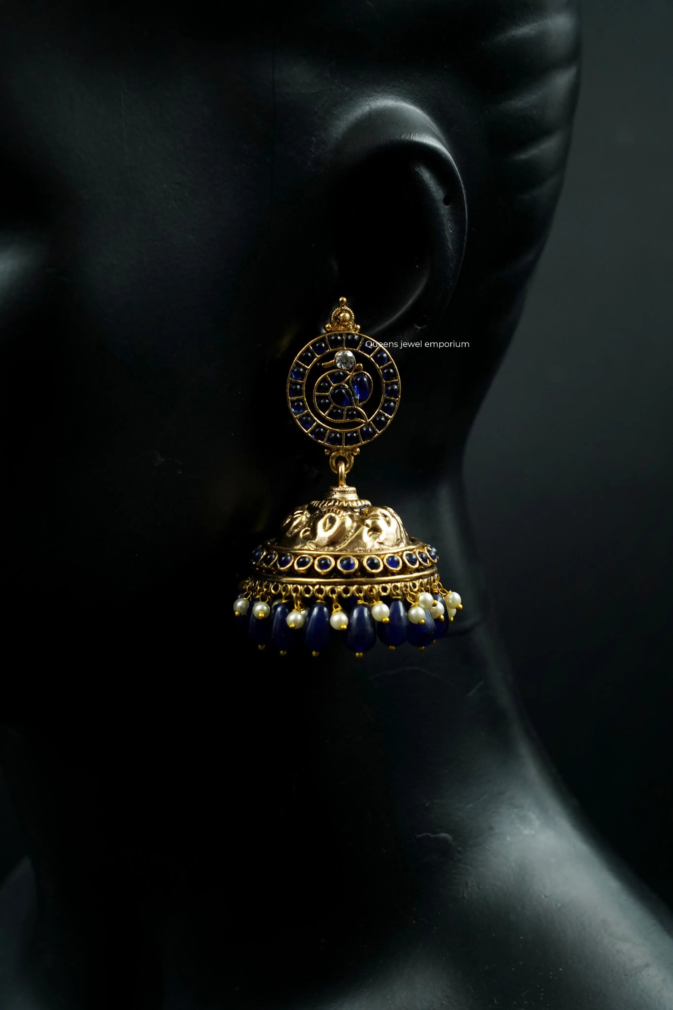 YAZHINI JHUMKA - Queens Jewel Emporium