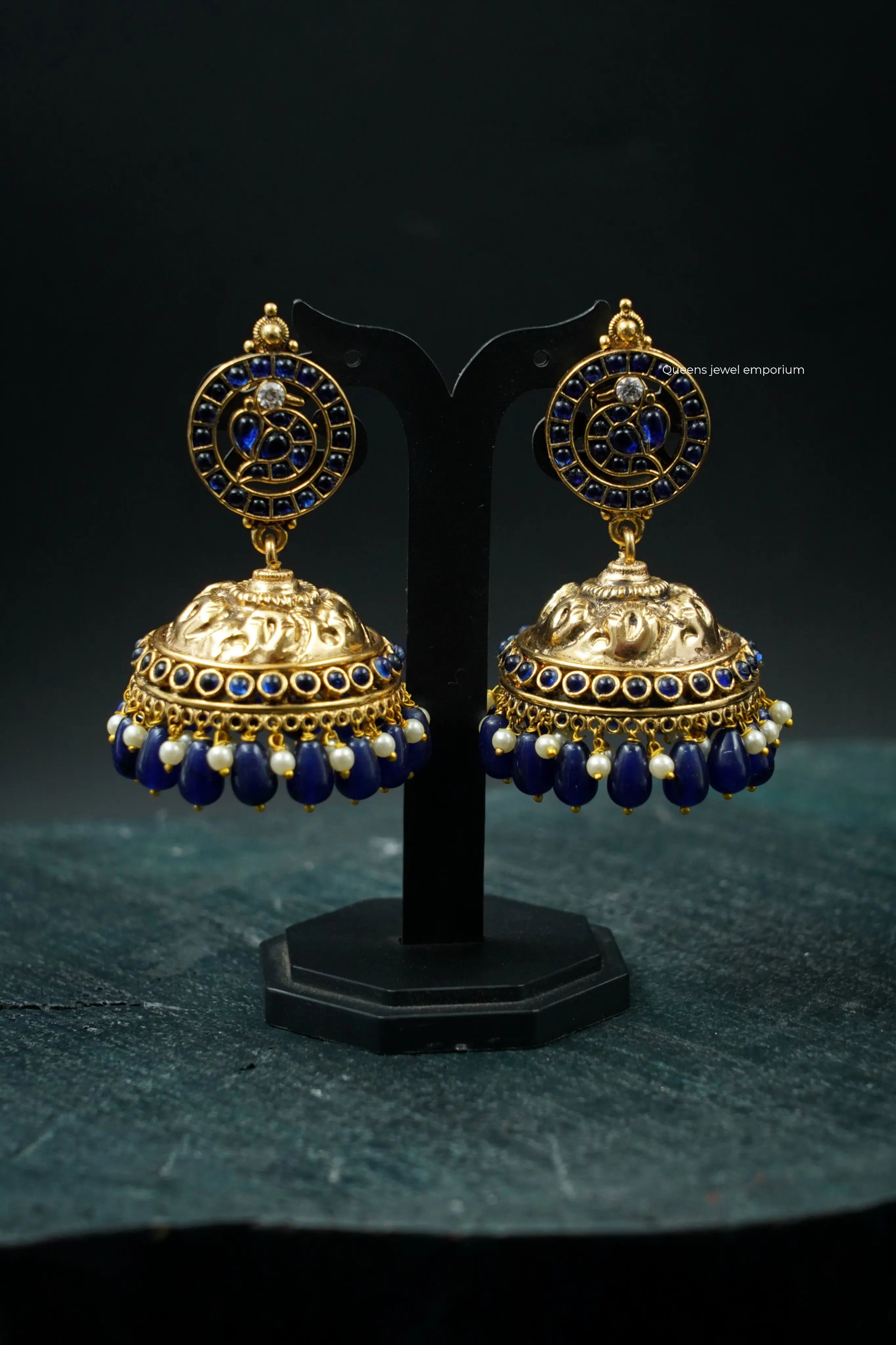 YAZHINI JHUMKA - Queens Jewel Emporium