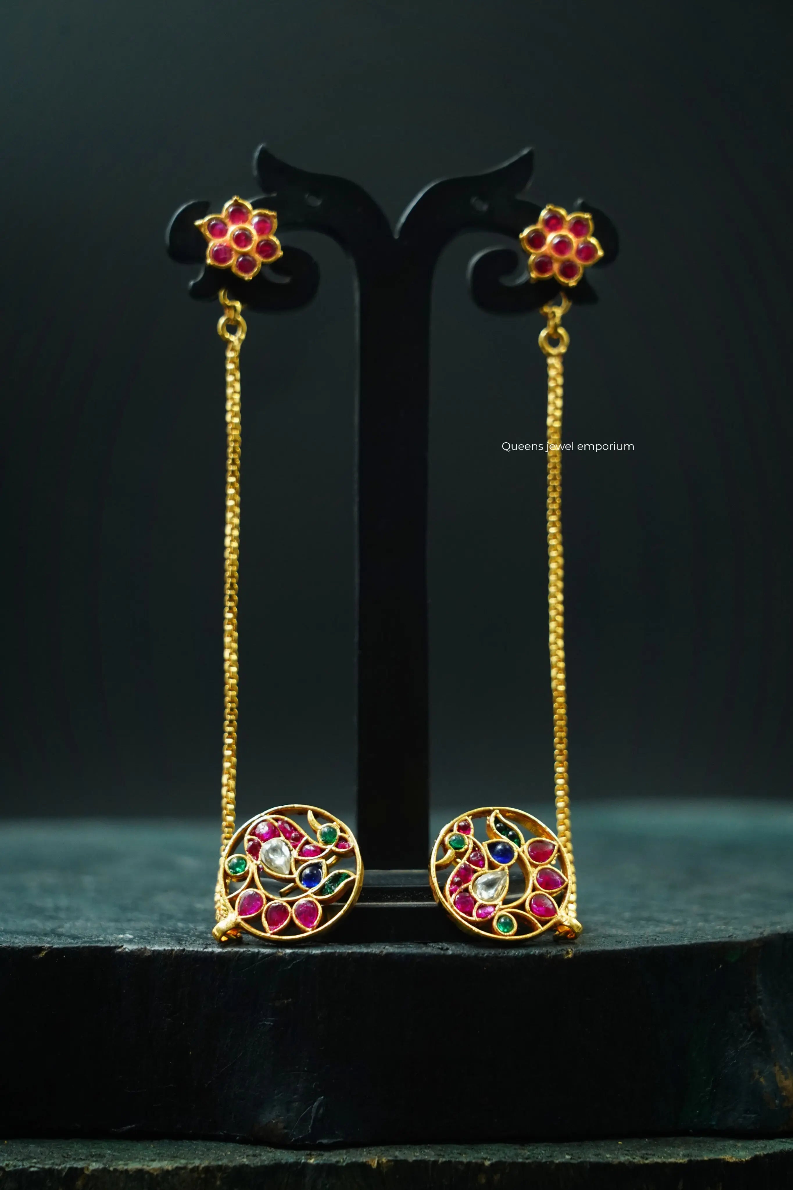 YUKTHA  EAR CHAIN - Queens Jewel Emporium