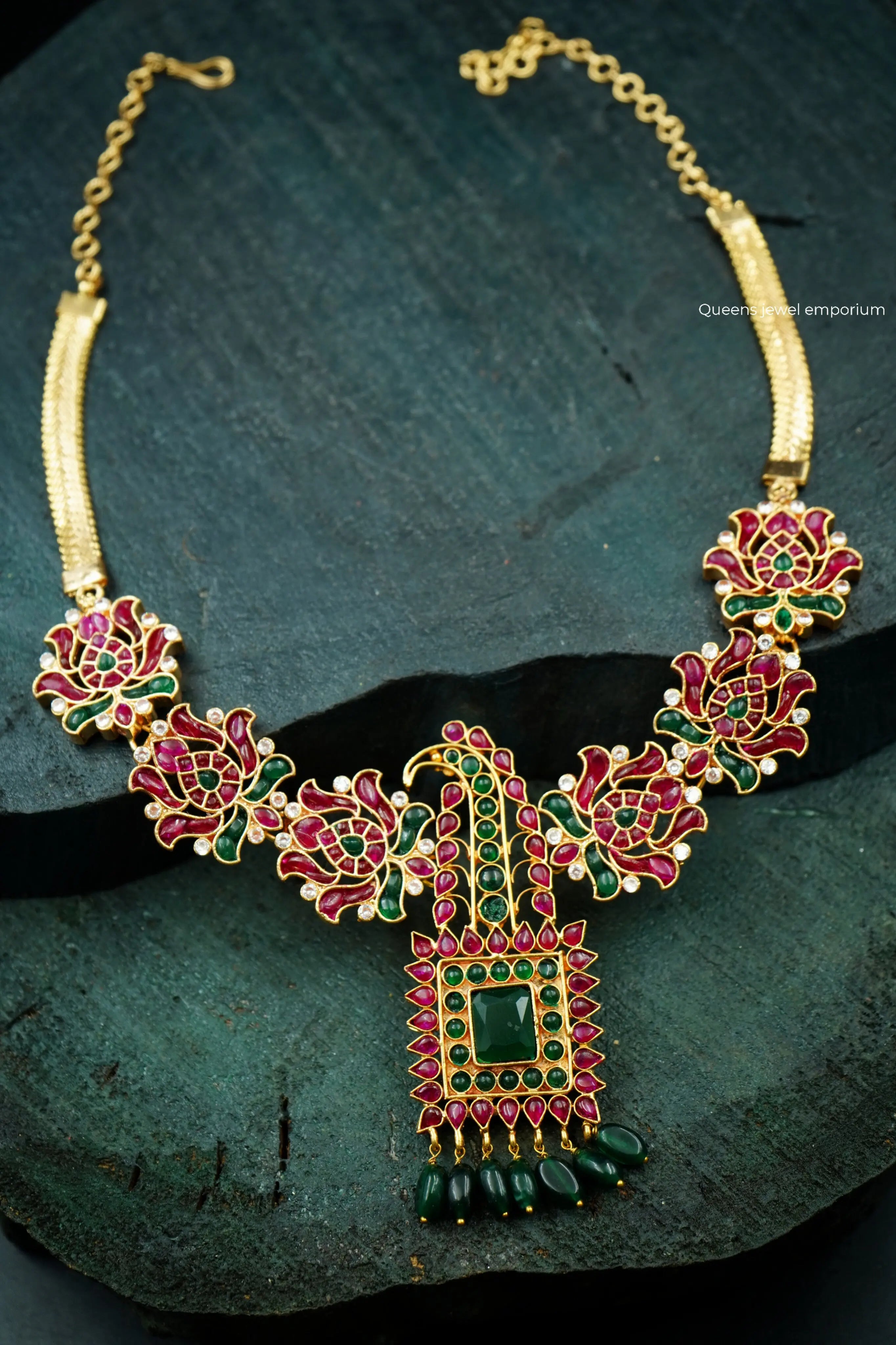YUVASHREE NECKLACE - Queens Jewel Emporium