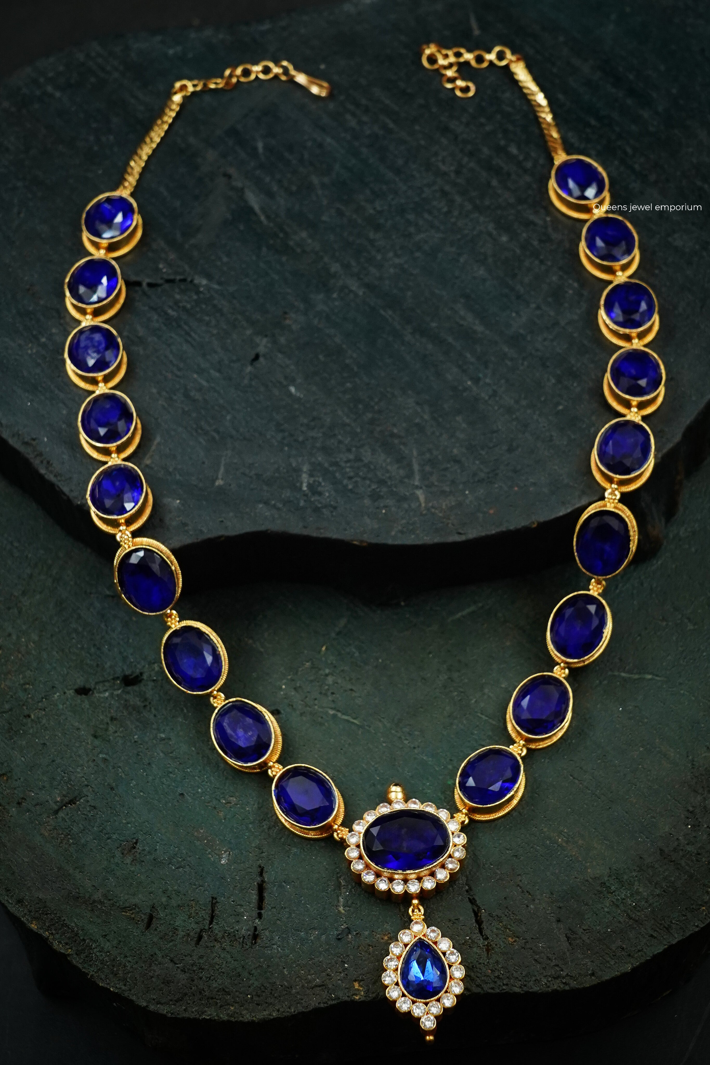 Gemstone haram-Haram with blue color stone