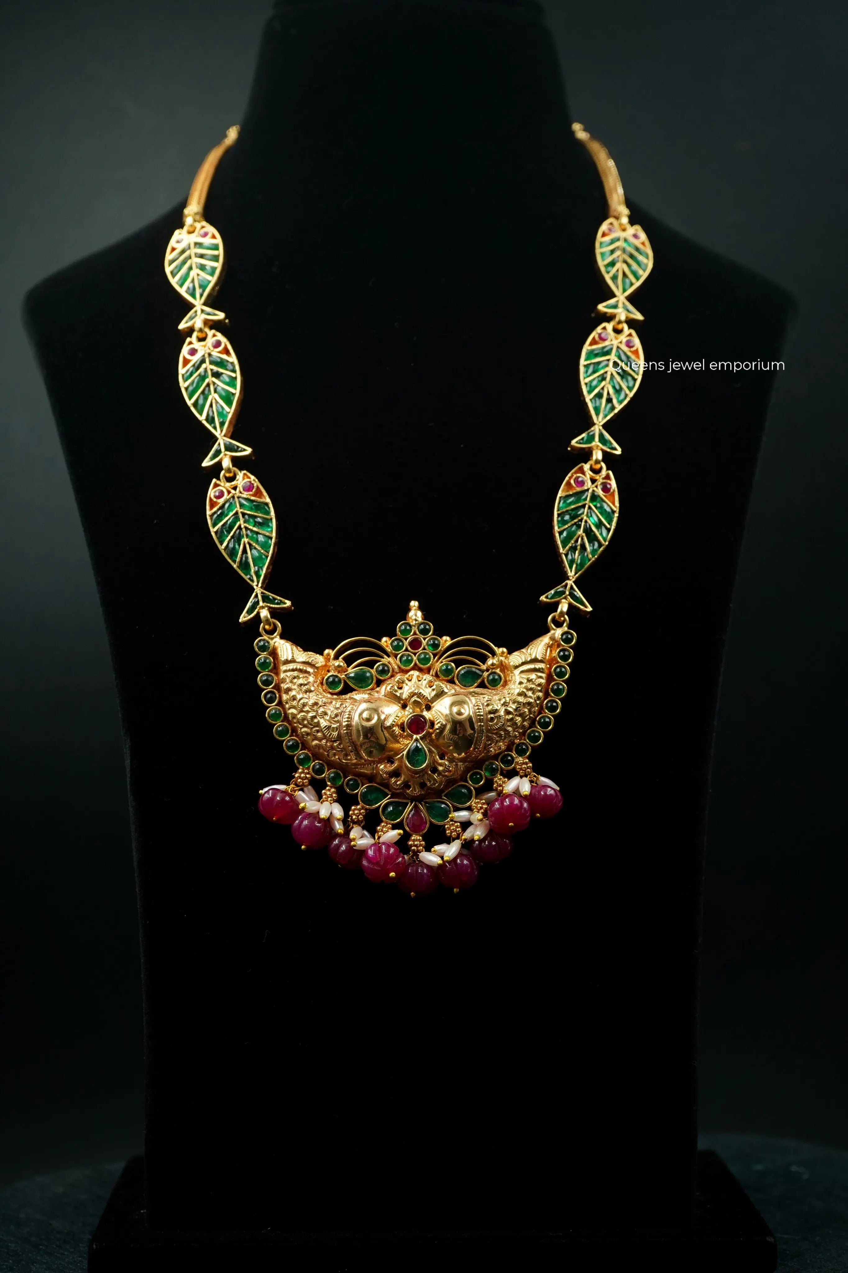 Nagas fish motif-Ball hanging jewellery