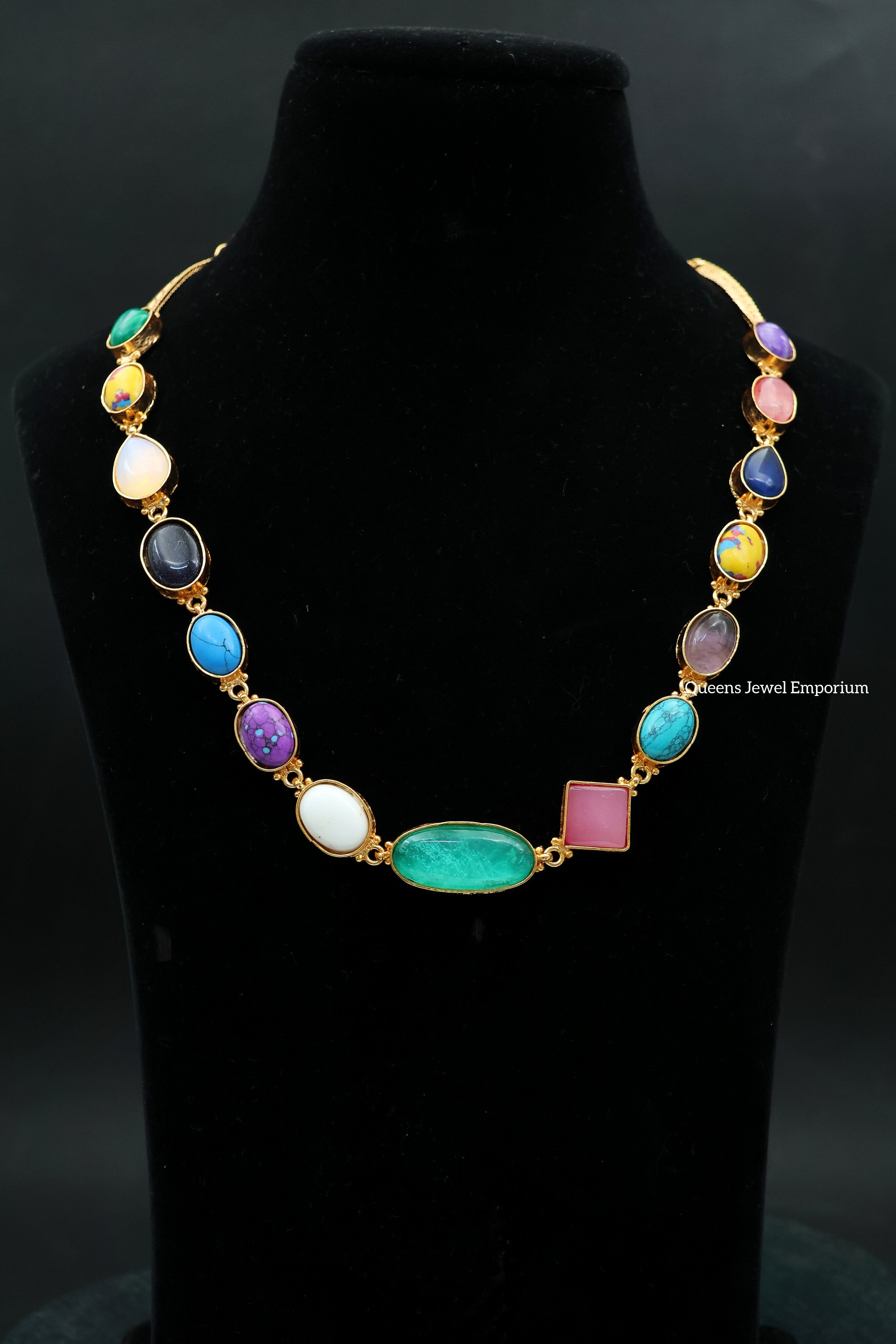 Multicolor stones jewellery-Designer jewellery