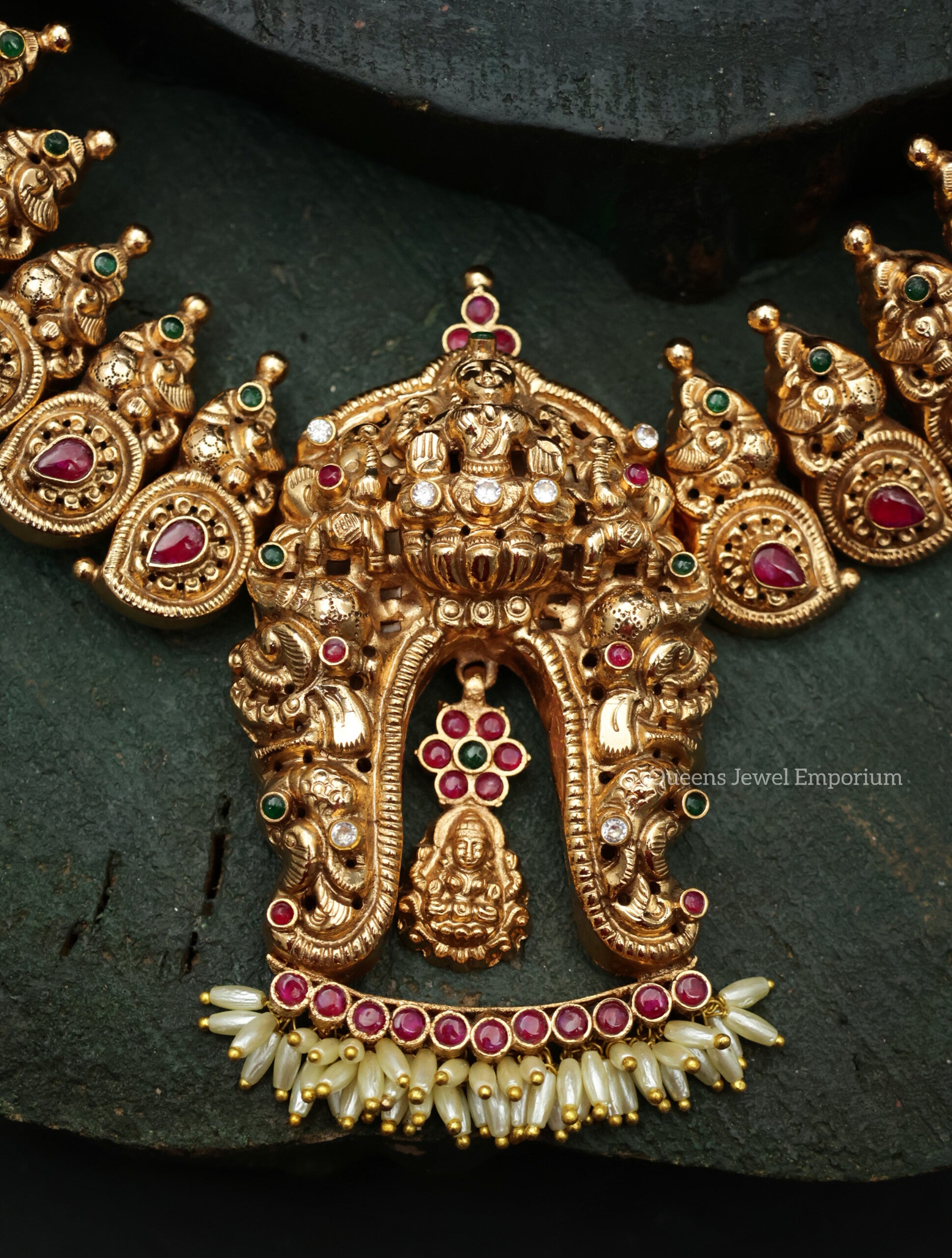 Goddess design pendant-Temple jewellery