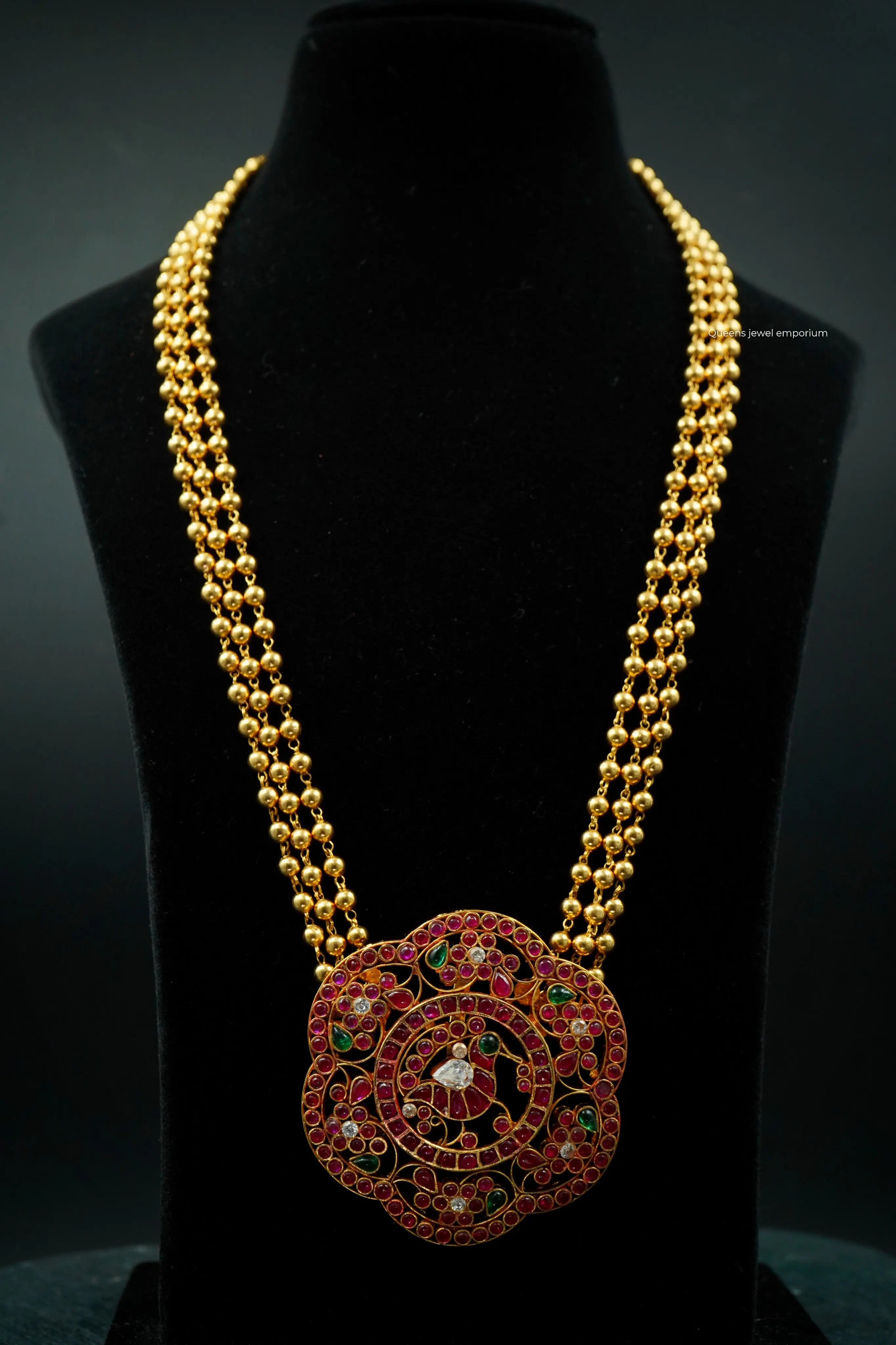 Rakadai pendant-Floral motif jewellery