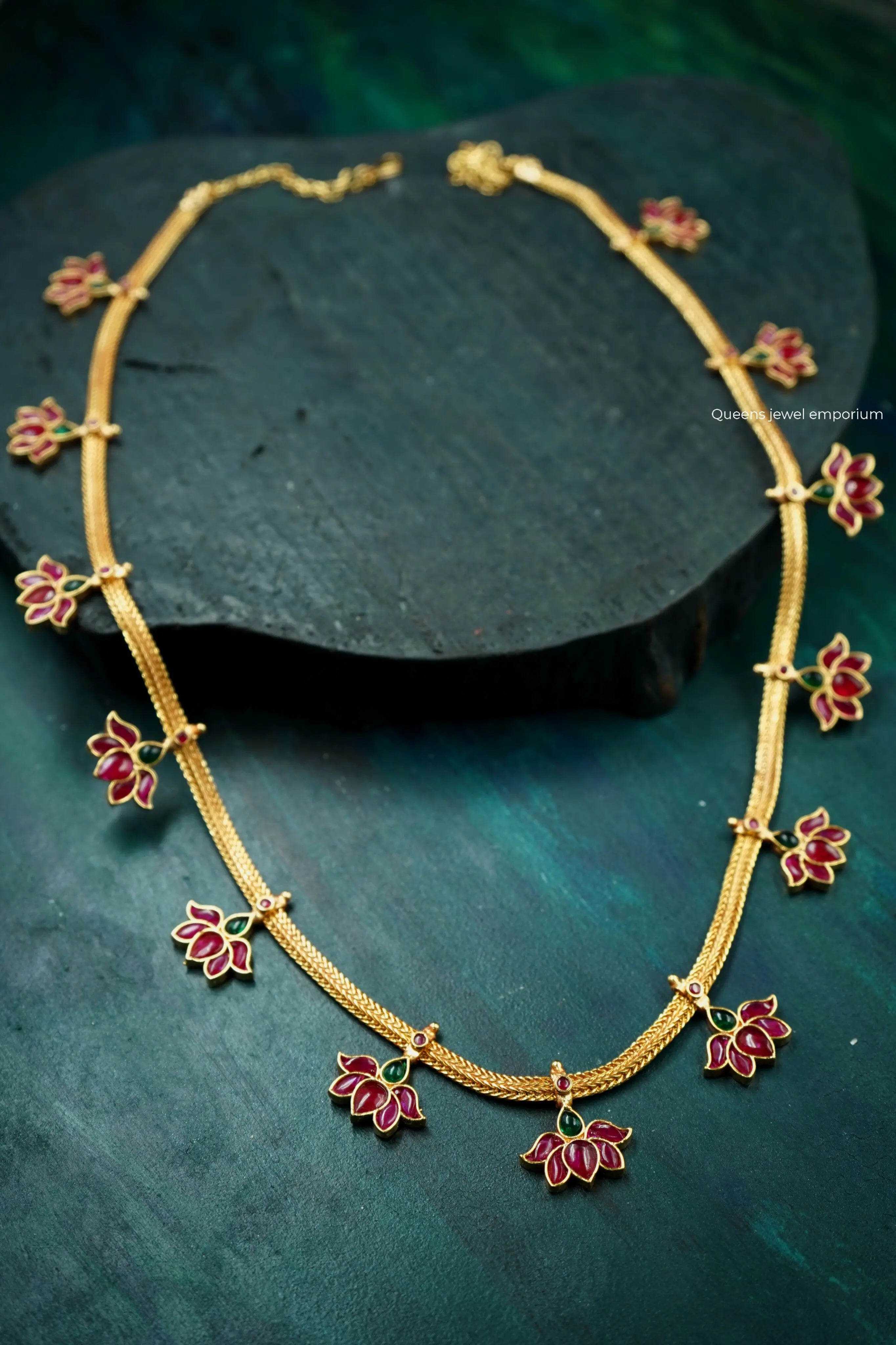 Red color stone haram-Green color stone