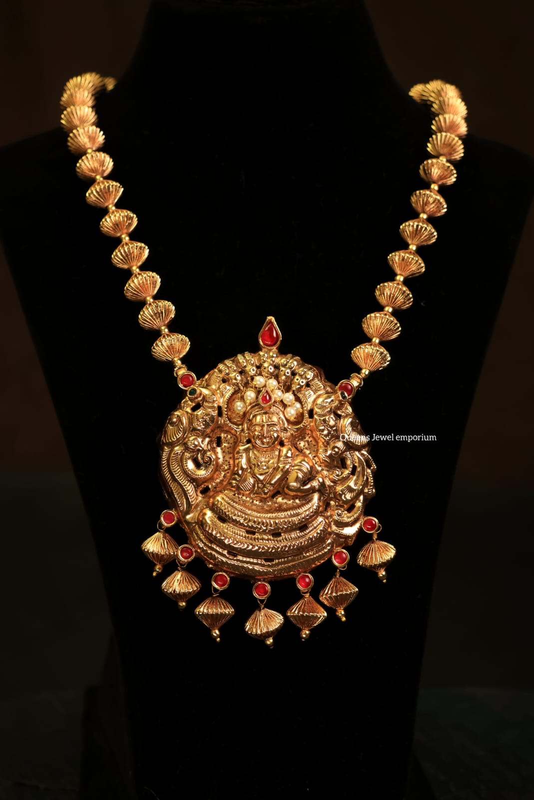 Haram with gold balls-God pendant with gold balls haram
