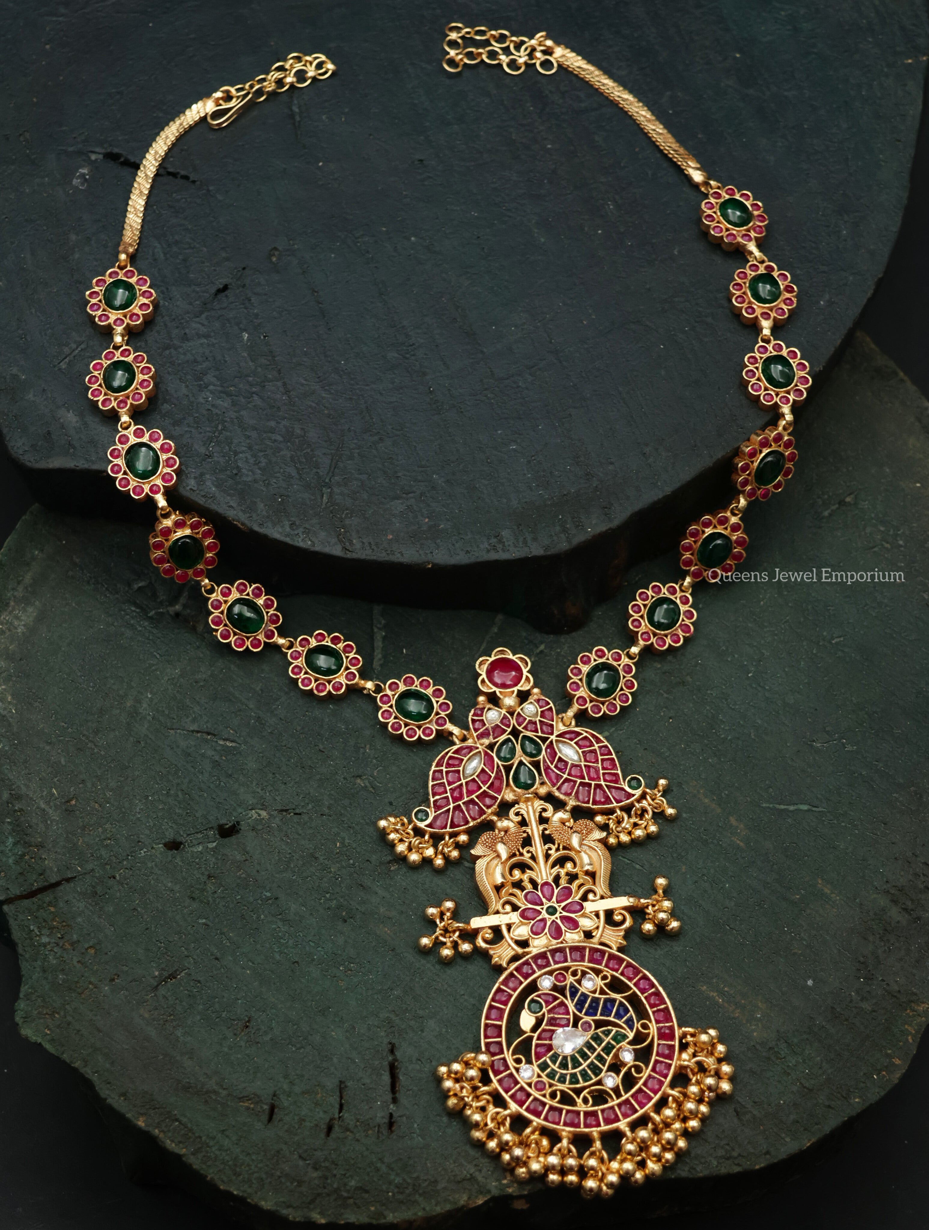 Flower designed haram-Mango motif haram