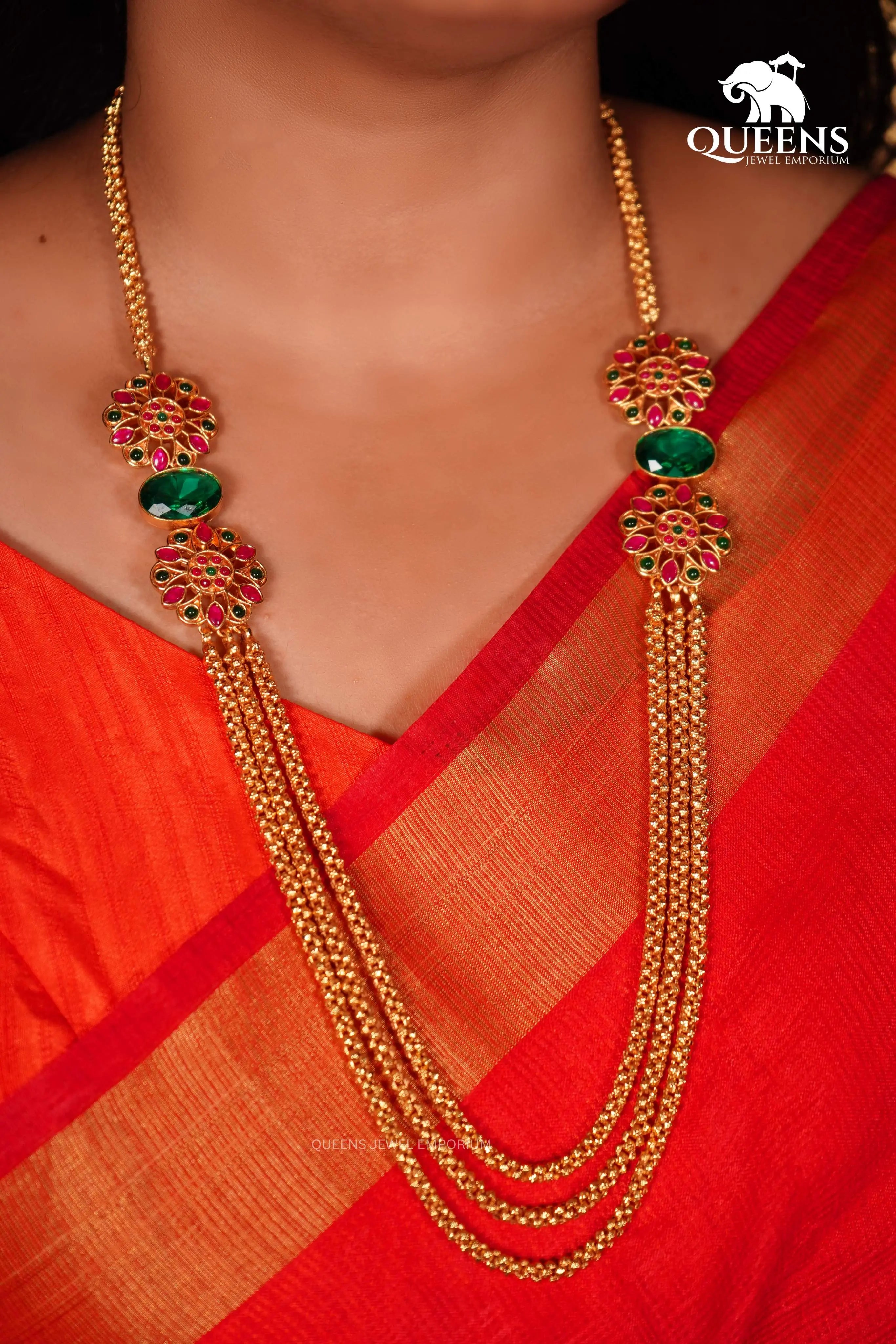 Plain layered haram-Stunning jewellery
