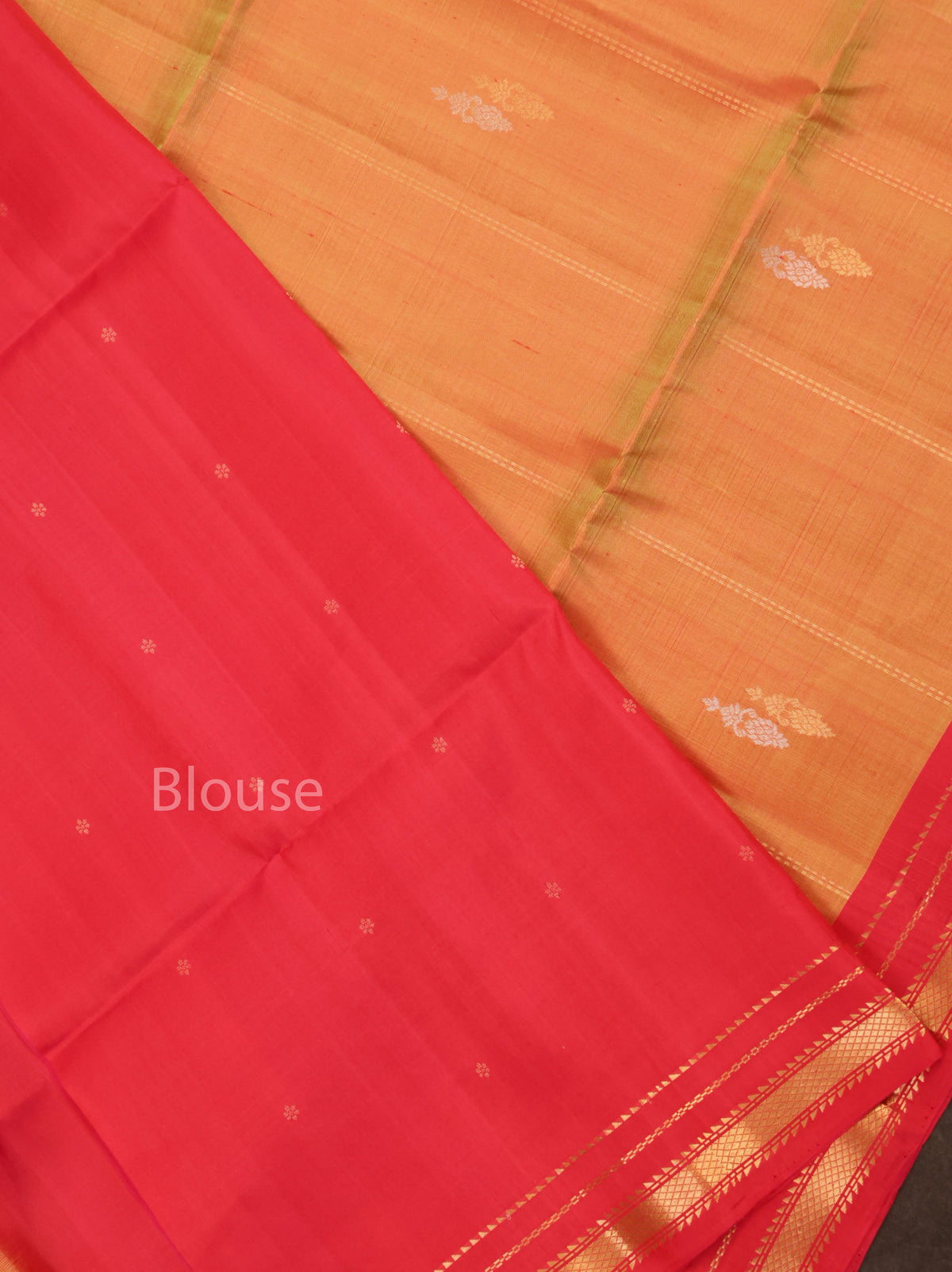 Rich red border detailing
