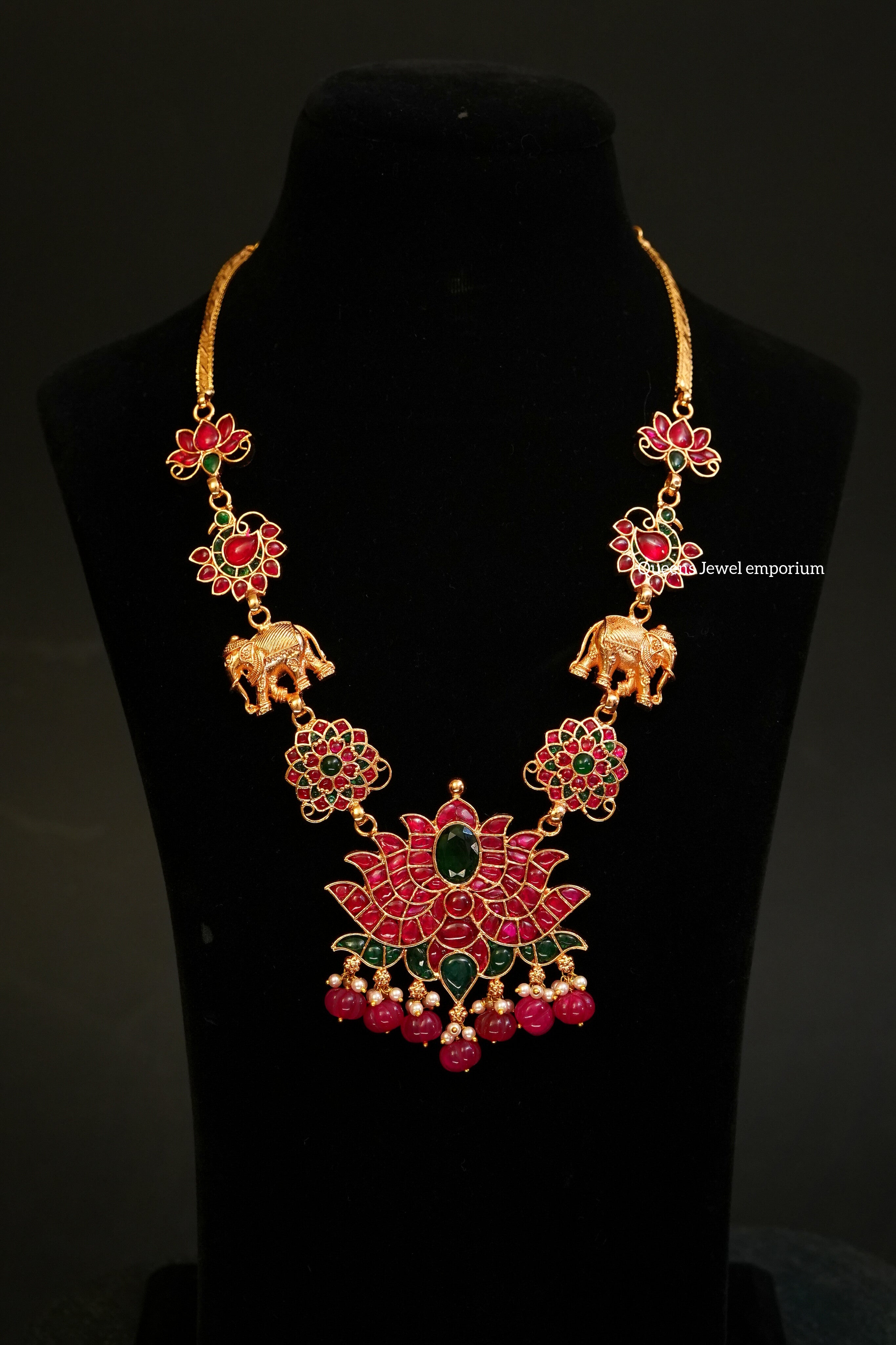 Lotus pendant-Haram for wedding