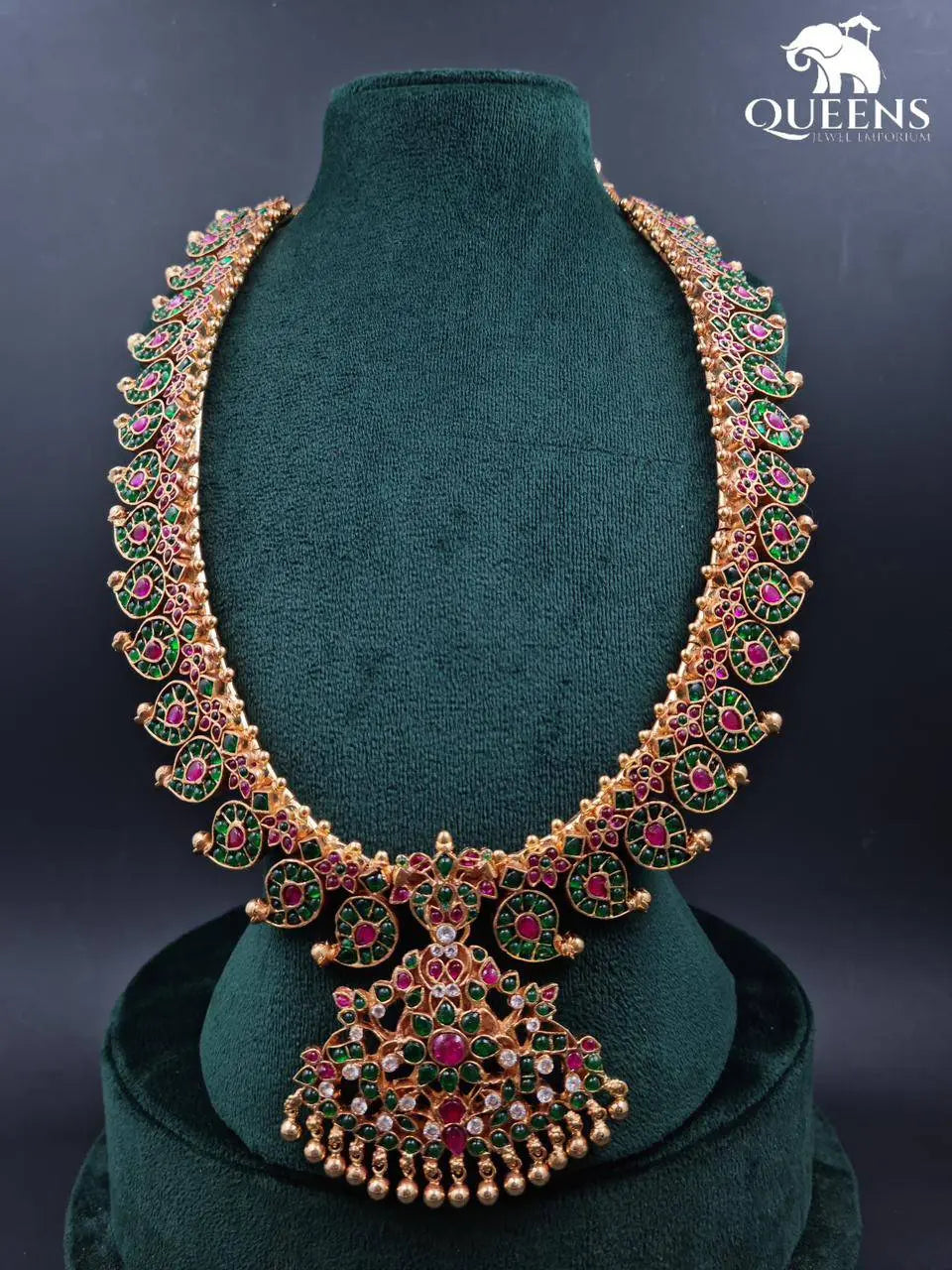 Bridal jewellery-Mango motif design haram