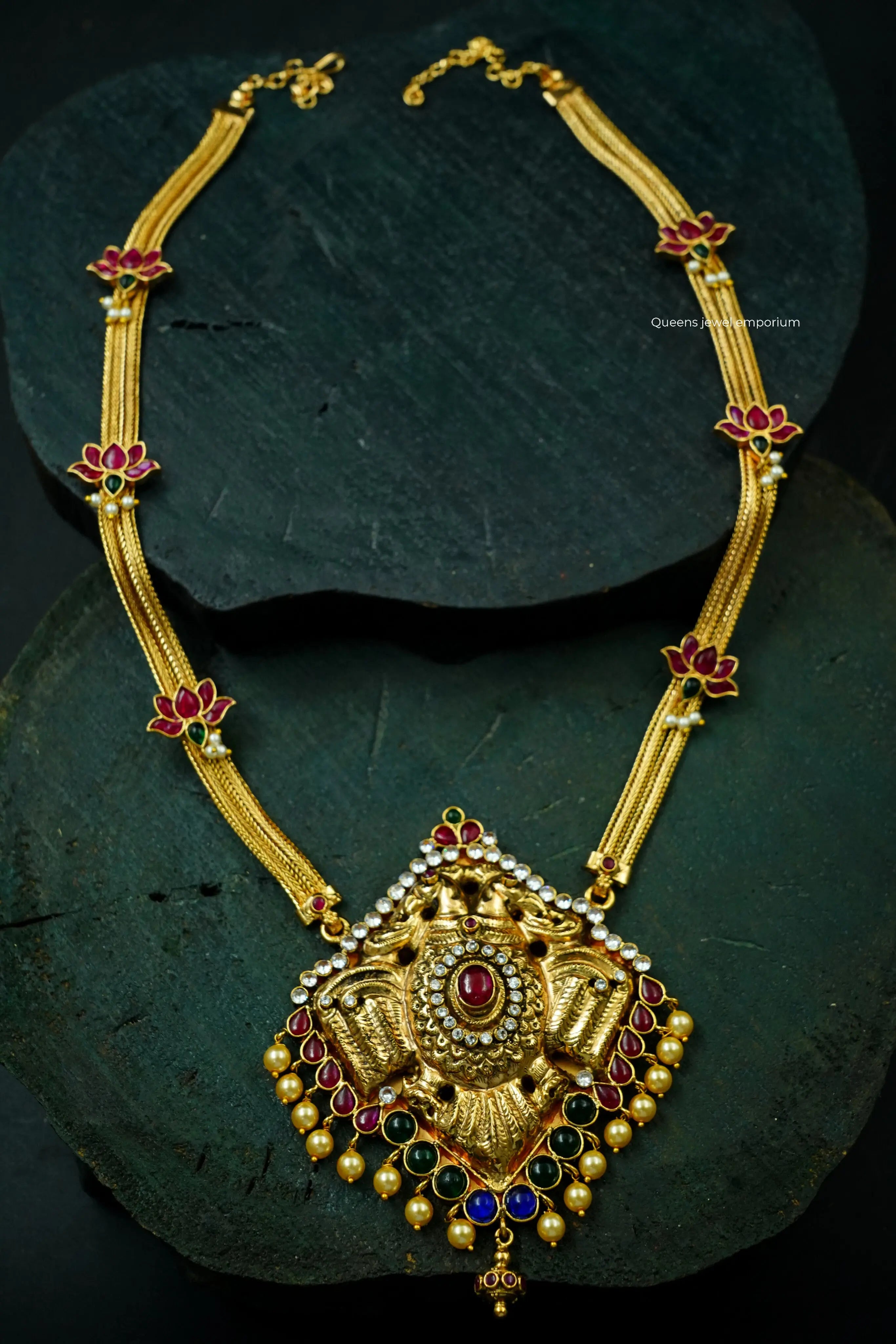 Nagas gandaberunda pendant haram-Unique ancient jewellery