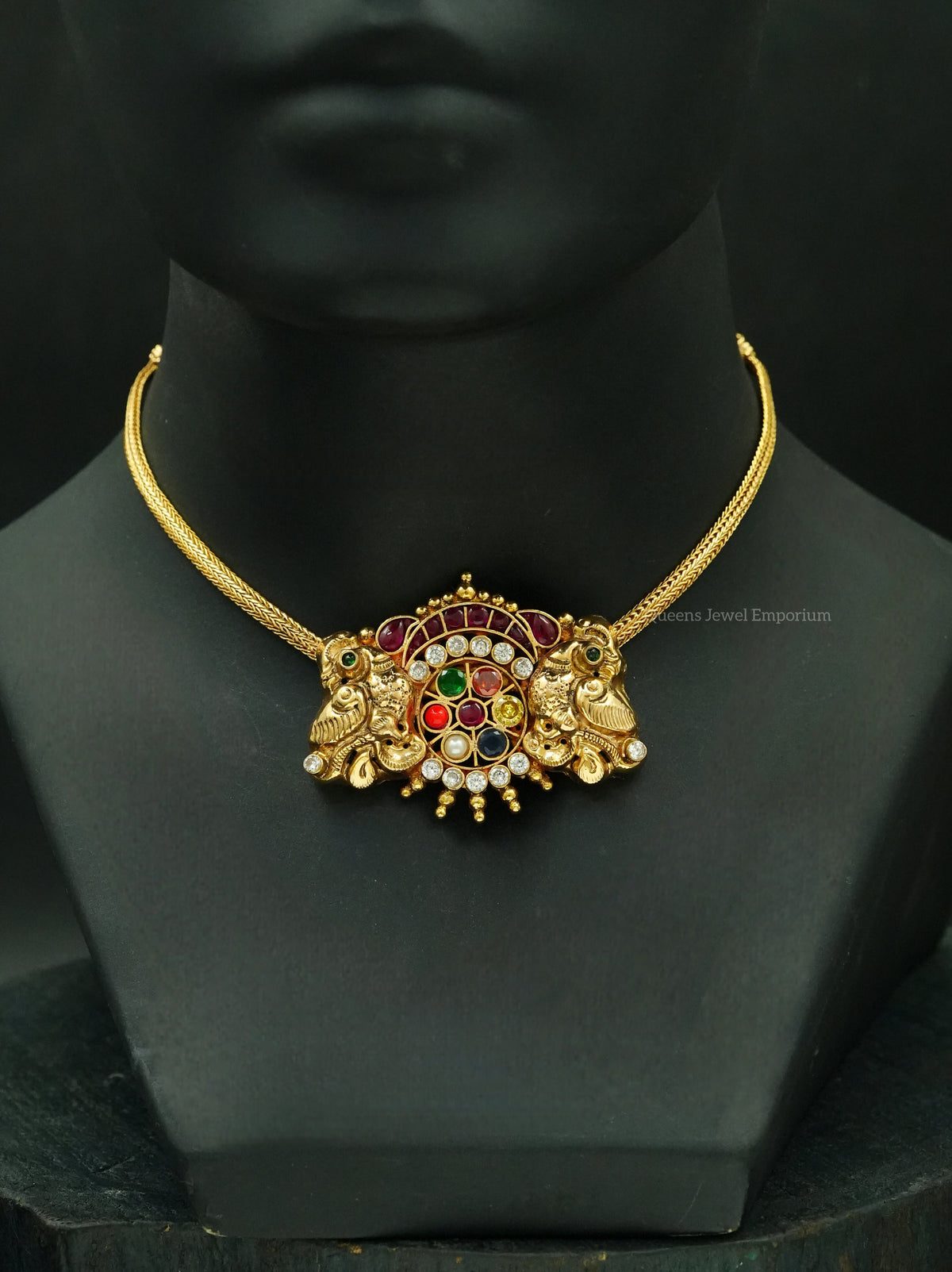 Multiple stones choker-Choker for occasions