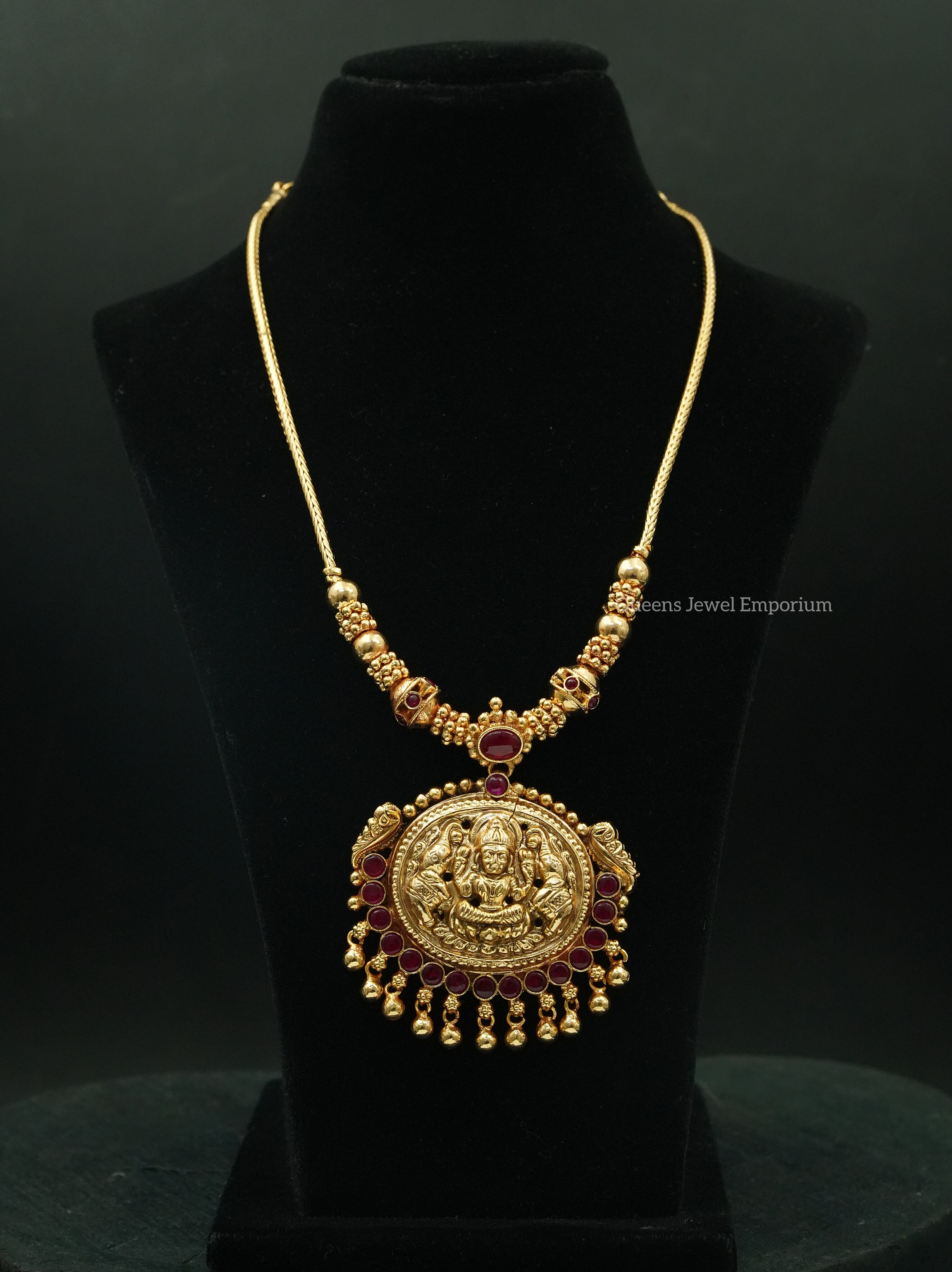 Necklace with temple designs-Necklace for muhurtham