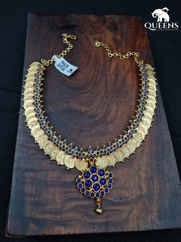 ARTHI KASU NECKLACE - Queens Jewel Emporium