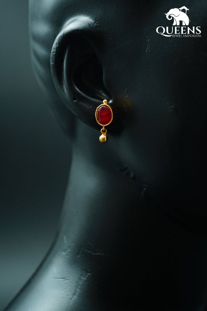 POORNI SIMPLE EARRINGS - Queens Jewel Emporium