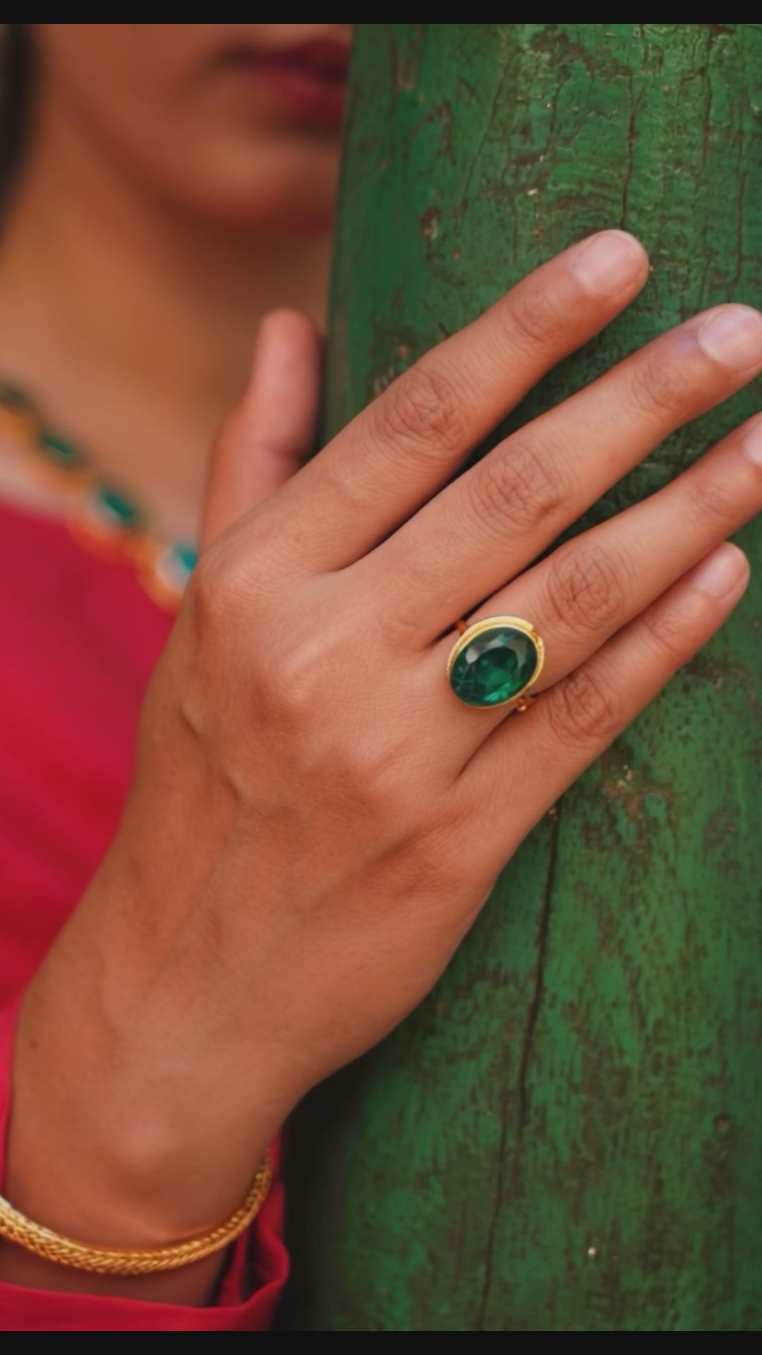 Chamundi Devi Finger Ring