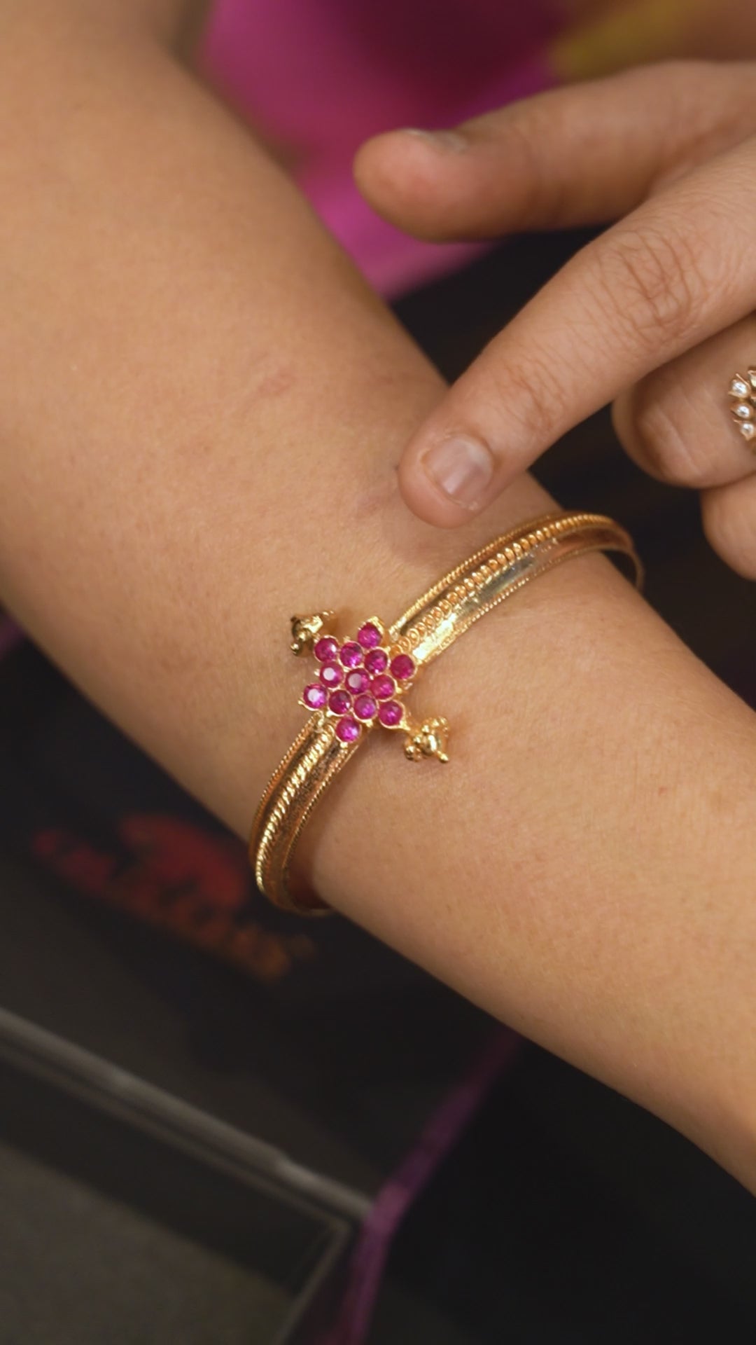Rangoon Kappu - Balaji Pink
