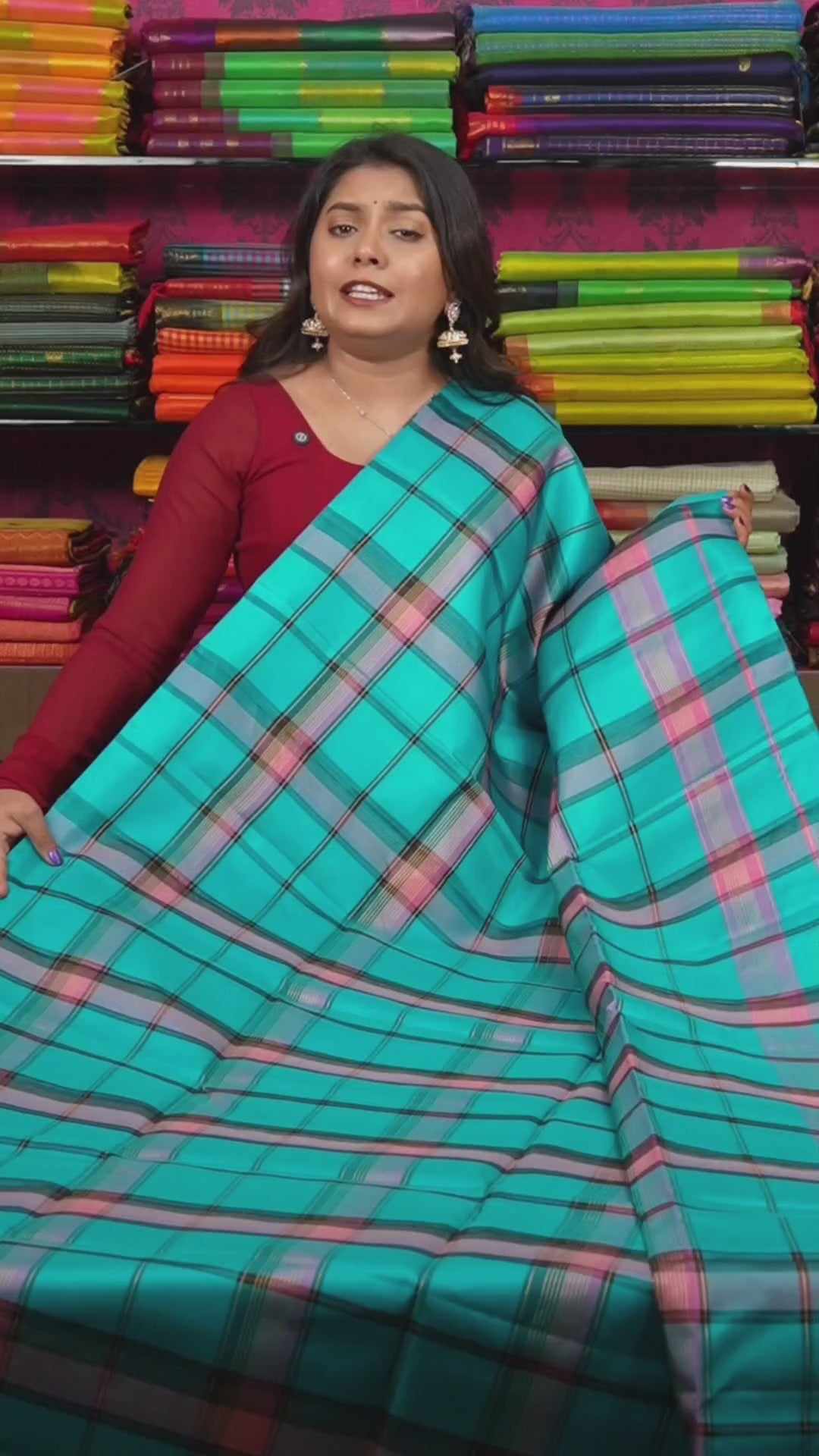 Blue Pure Soft Silk Saree
