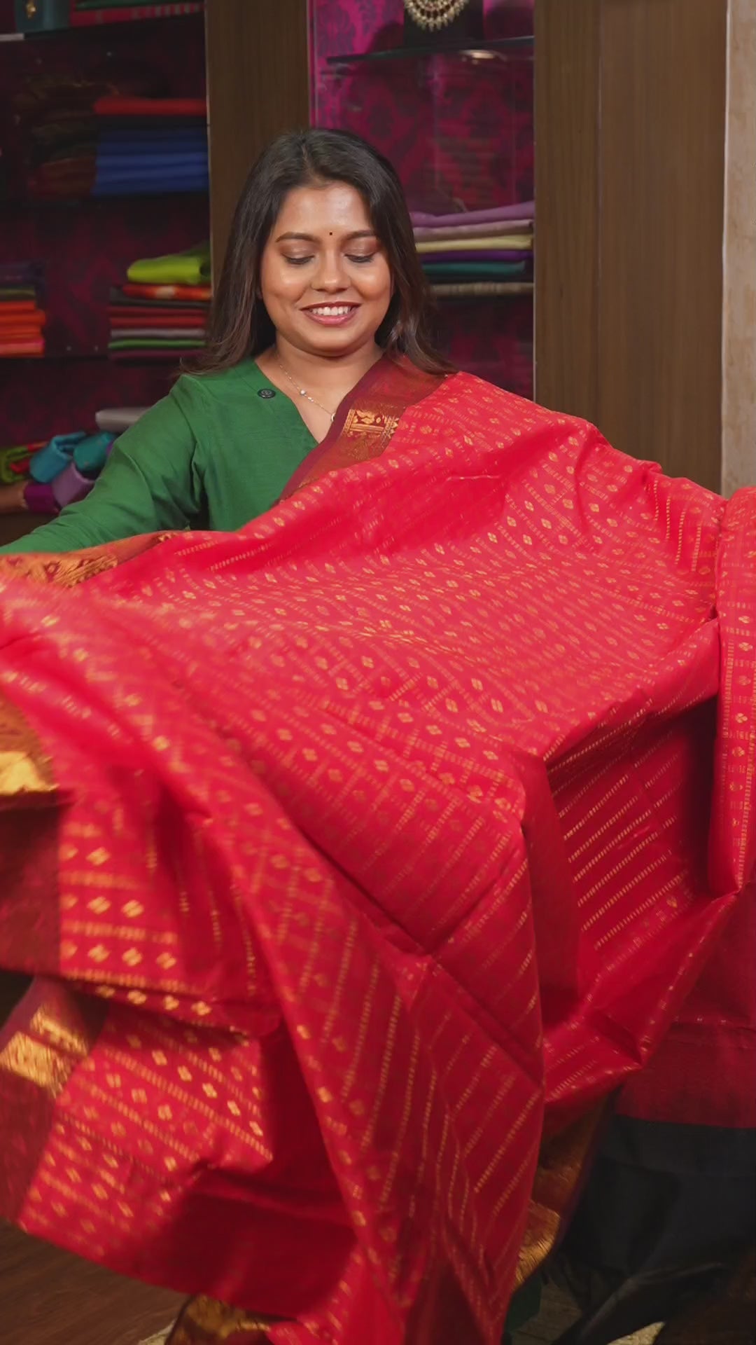 Red Budget Silk Cotton Saree