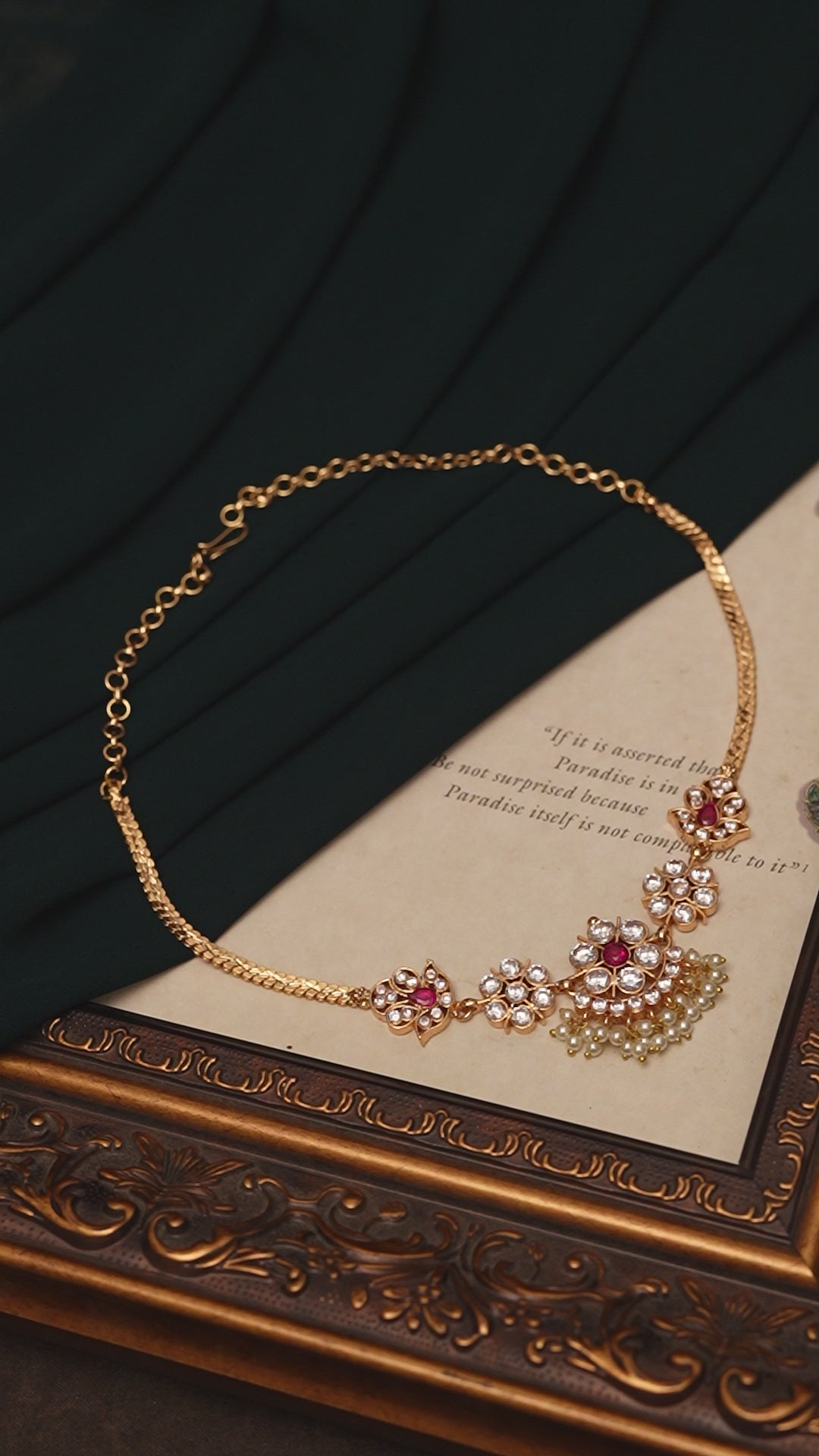 Lalitha Choker - Zircon