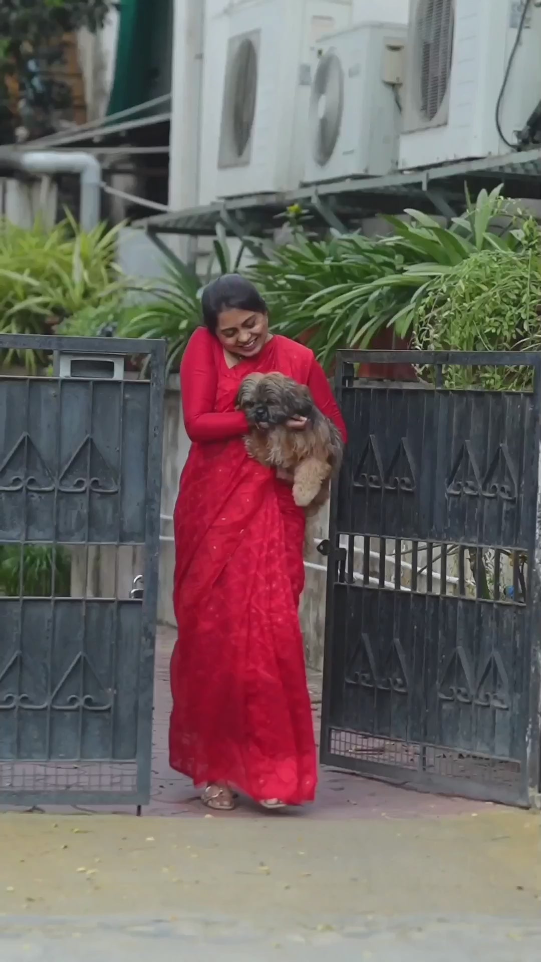 Red Jamdani Cottoon Saree