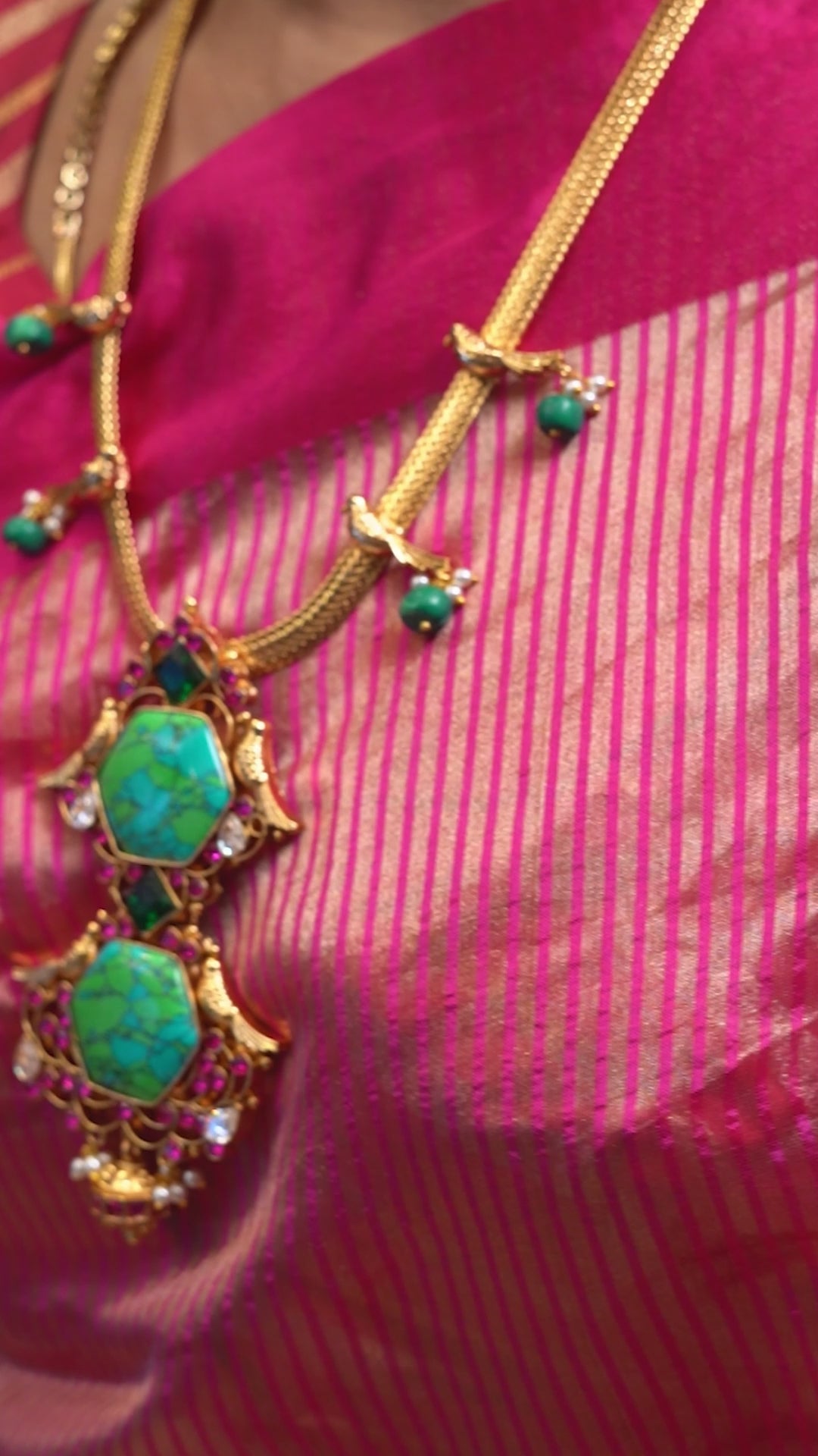 Ocean Green Varna Necklace