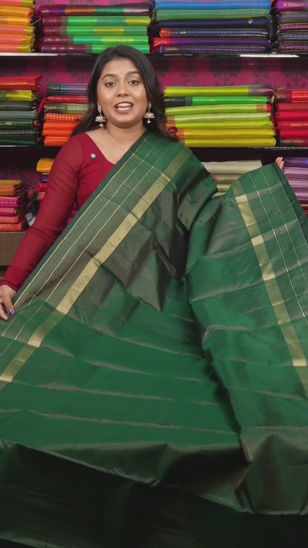 Green Pure Kanchivaram Silk Saree