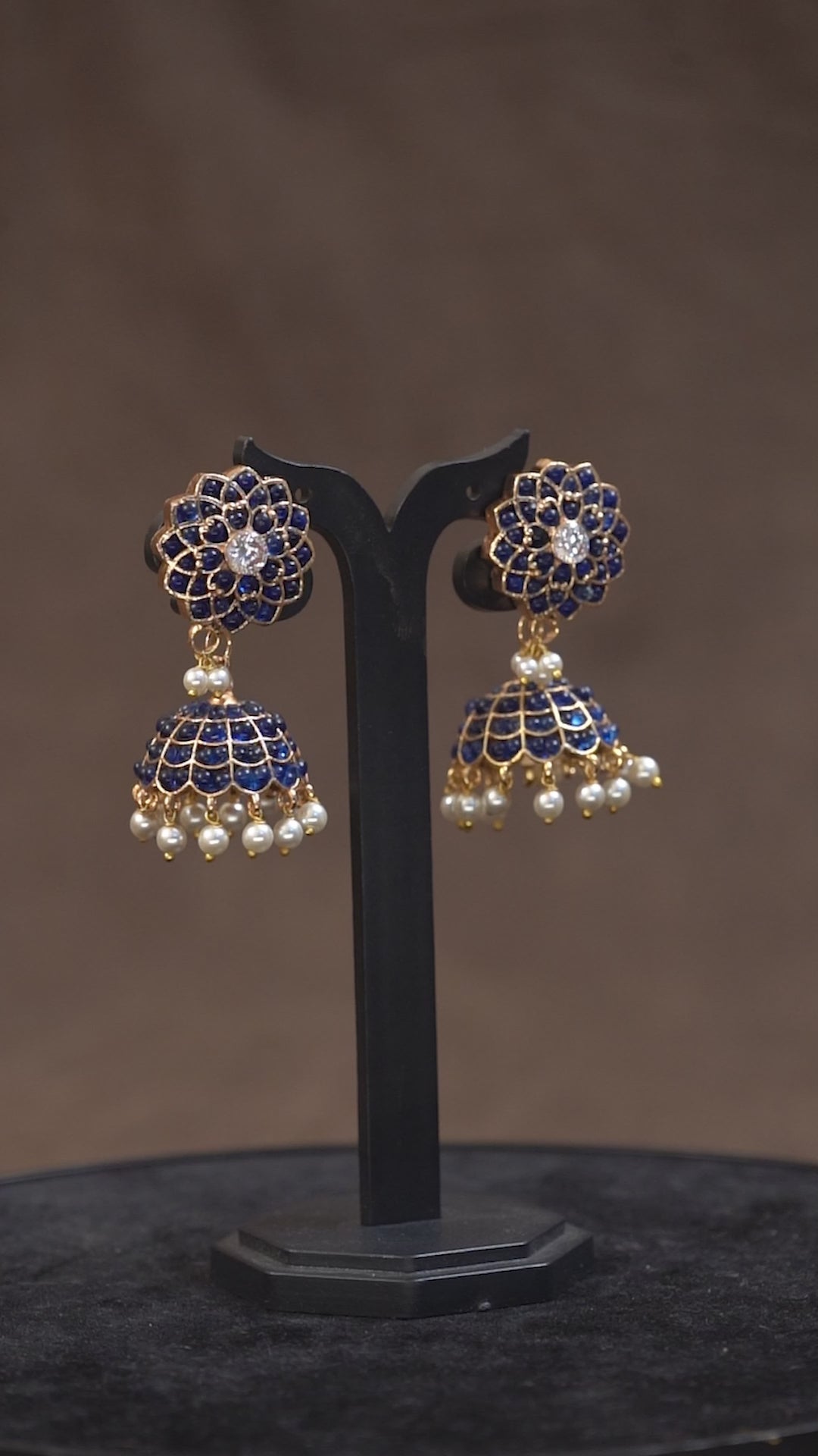 Danya Kemp Jhumka - Blue