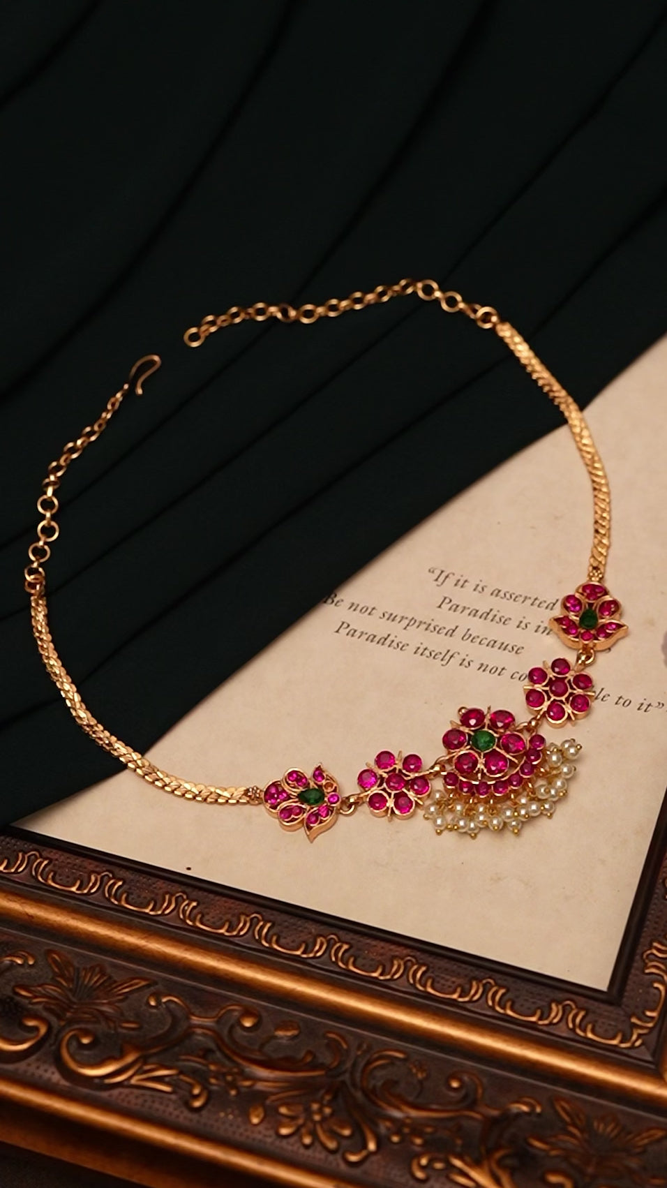 Lalitha Choker - Balaji Pink