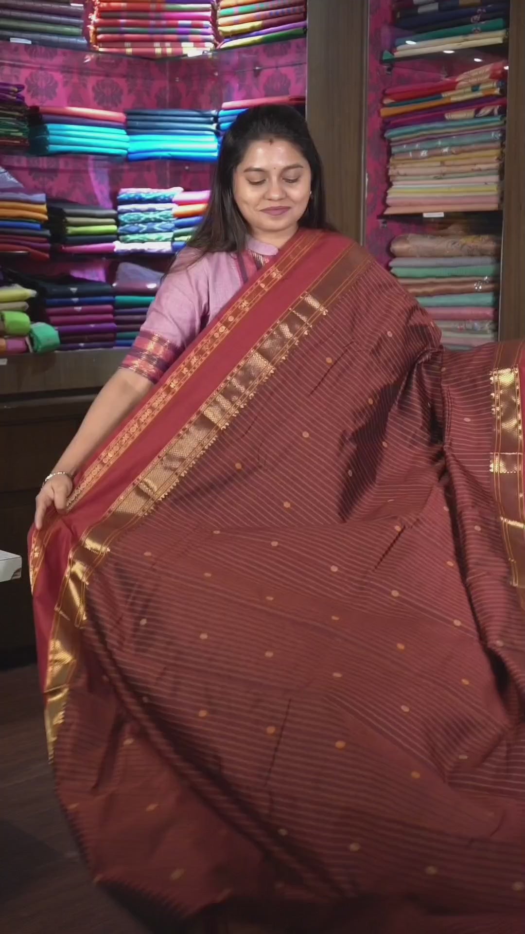 Wine Red Budget Silk Cotton Saree