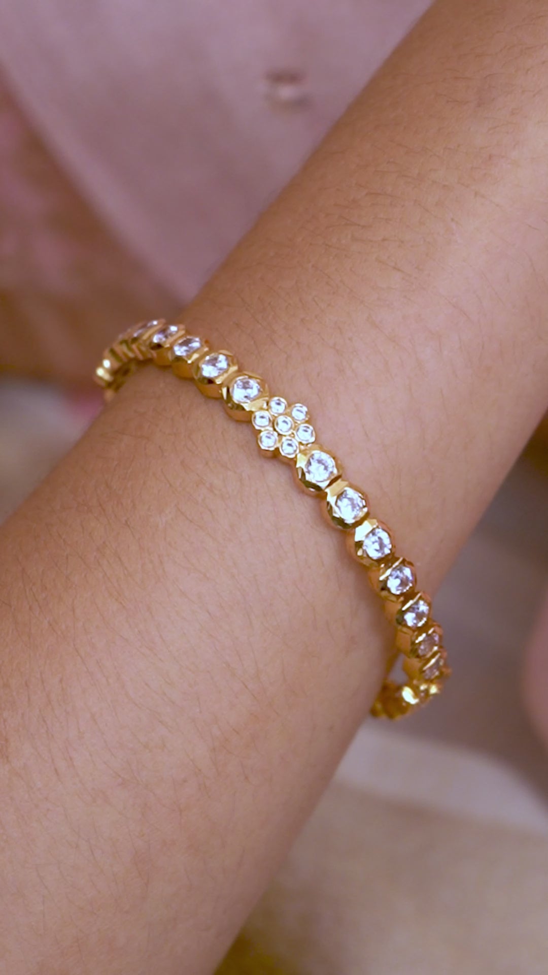 Chayavathy Bangle - Zircon Bangles