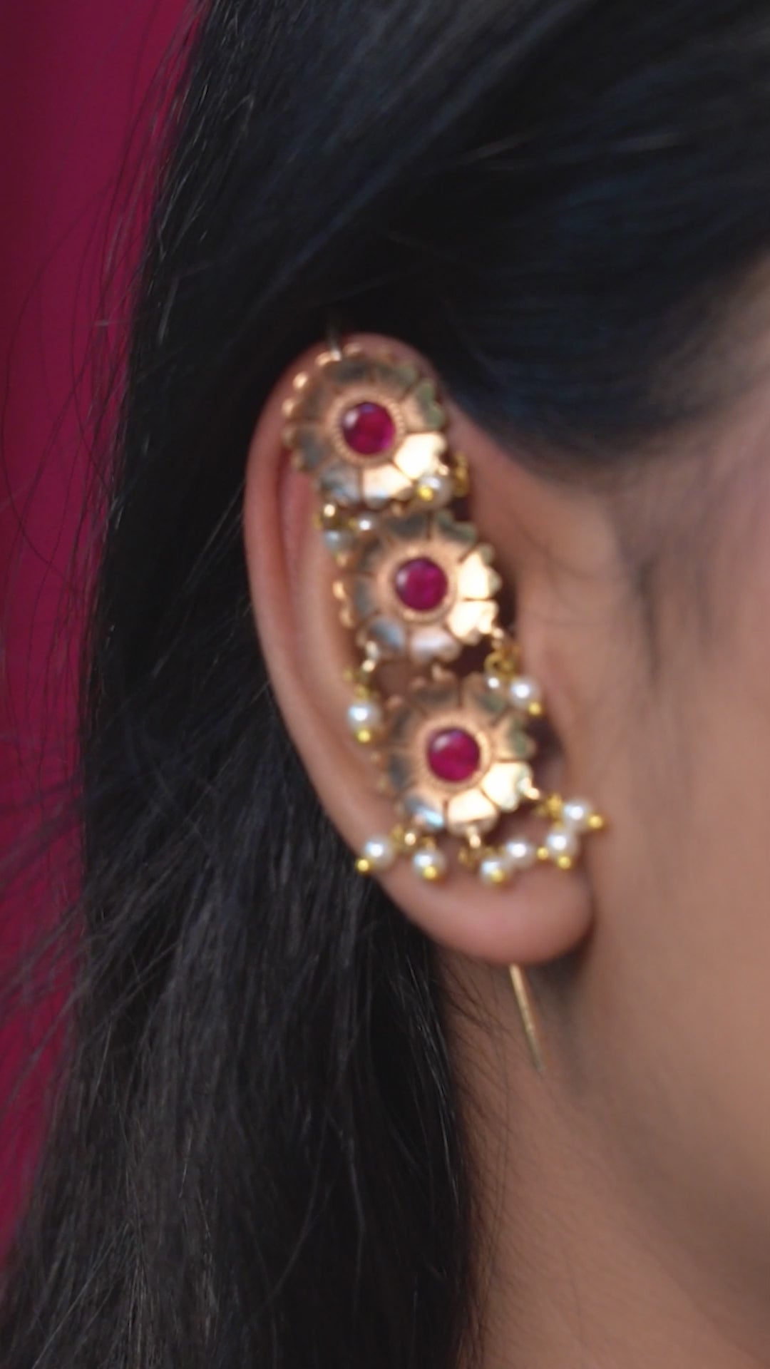 Parijatham Ear Cuff