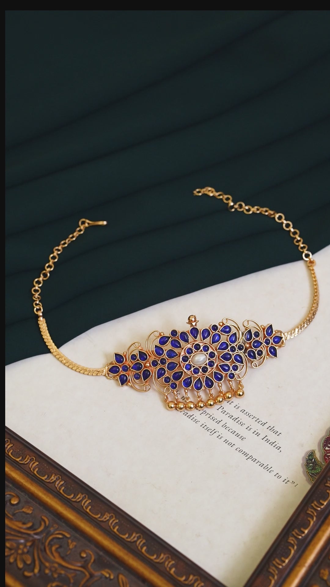 Upasana Choker - Navya Blue