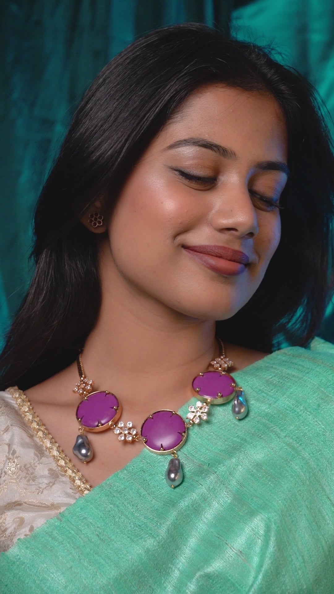 Kamala Valli Floral Necklace