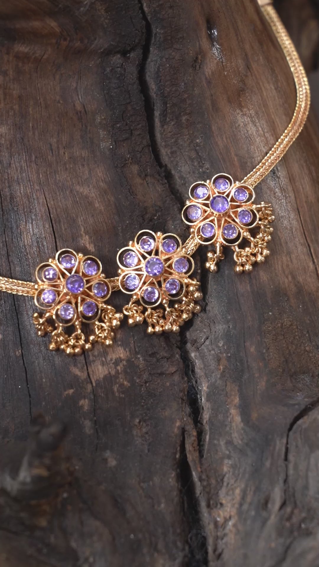 Saroja Devi Necklace Lavender