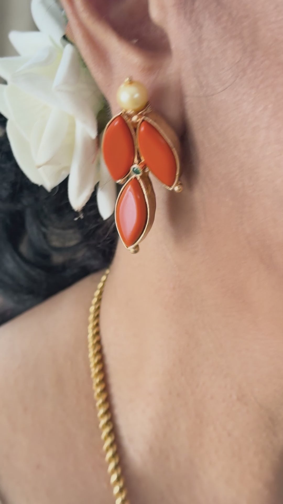 Pichipoo Coral Earring