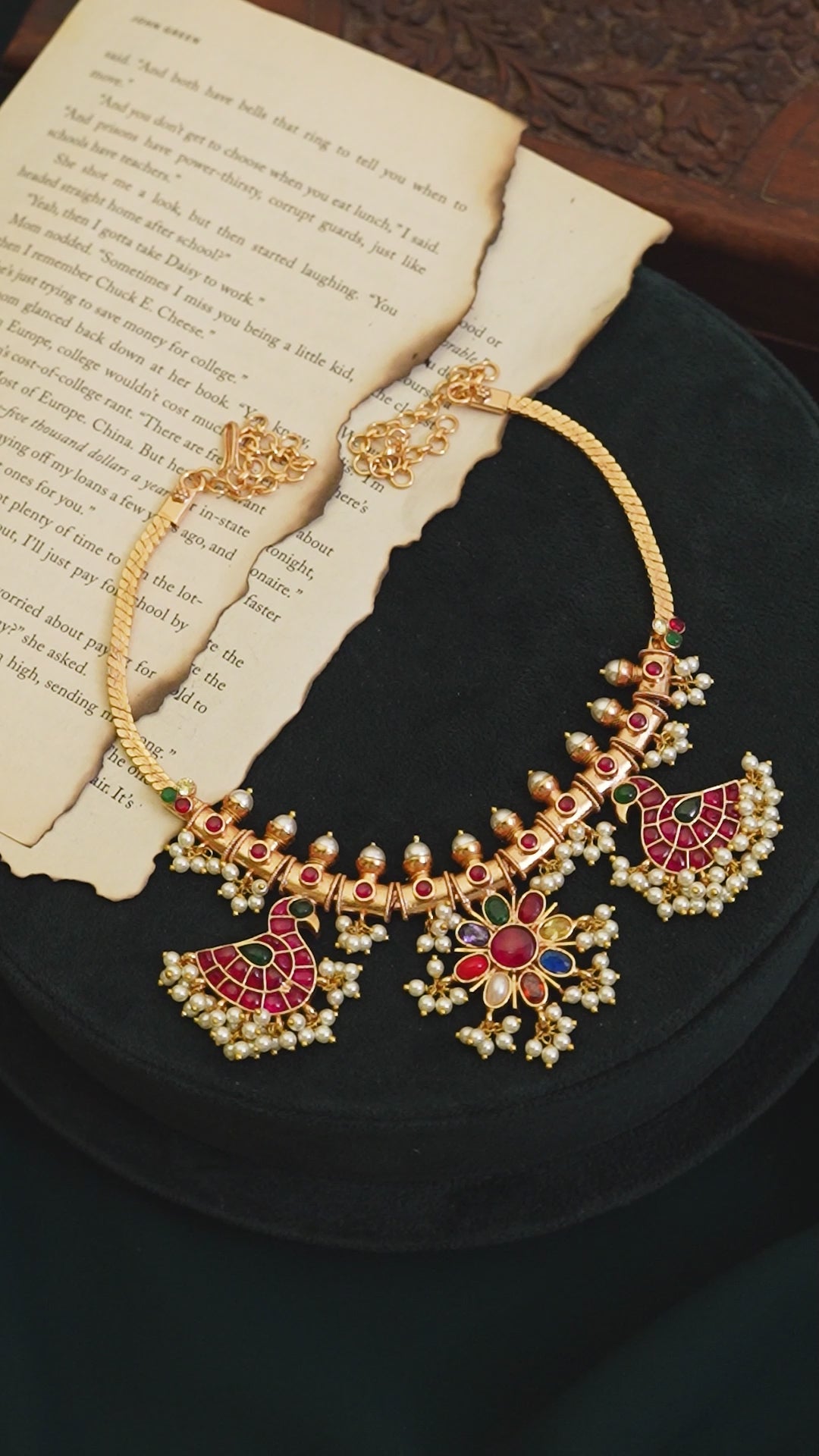 Saroja Guttapusalu Necklace