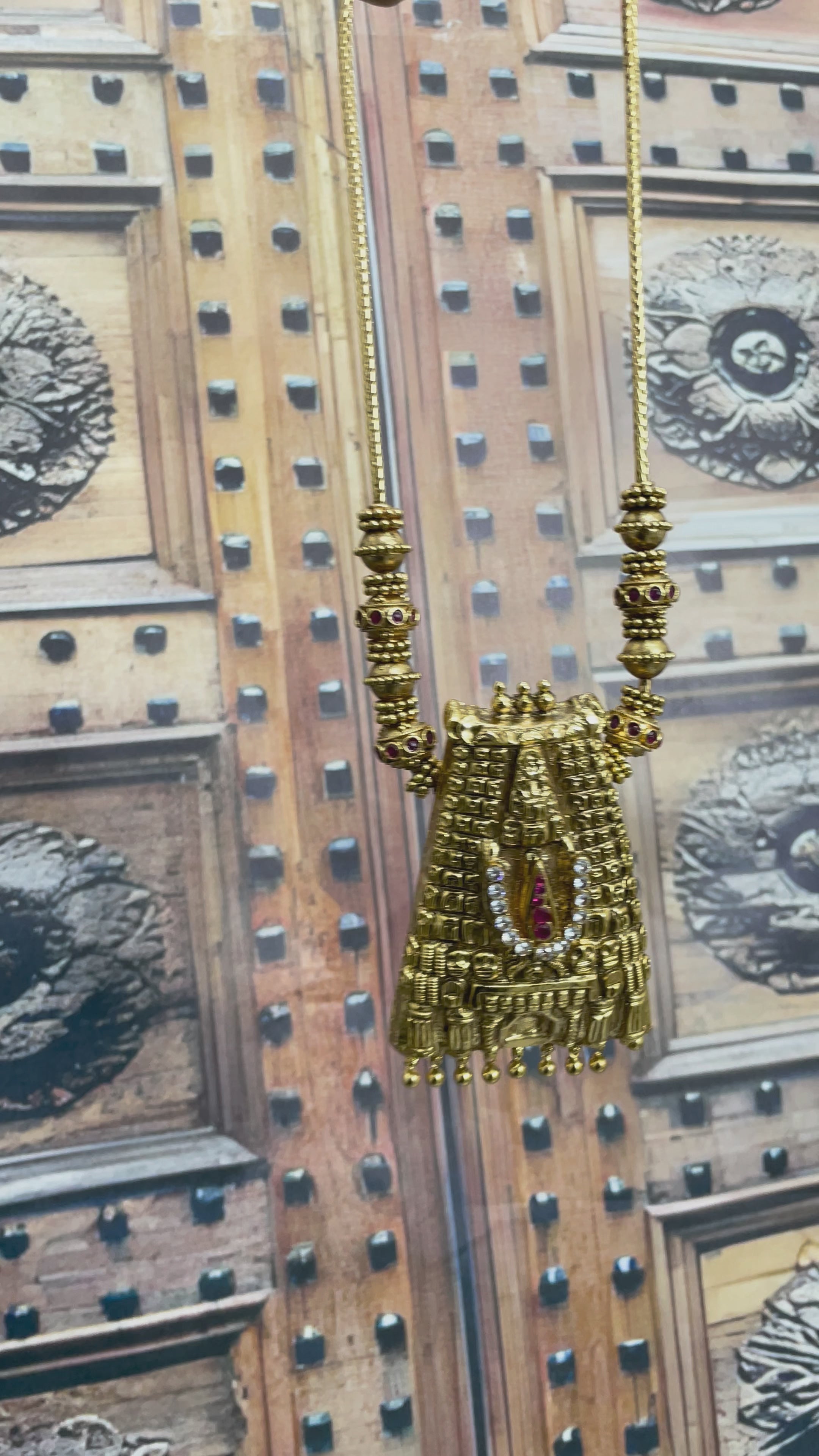 Thiruvasini Temple Gopuram Necklace