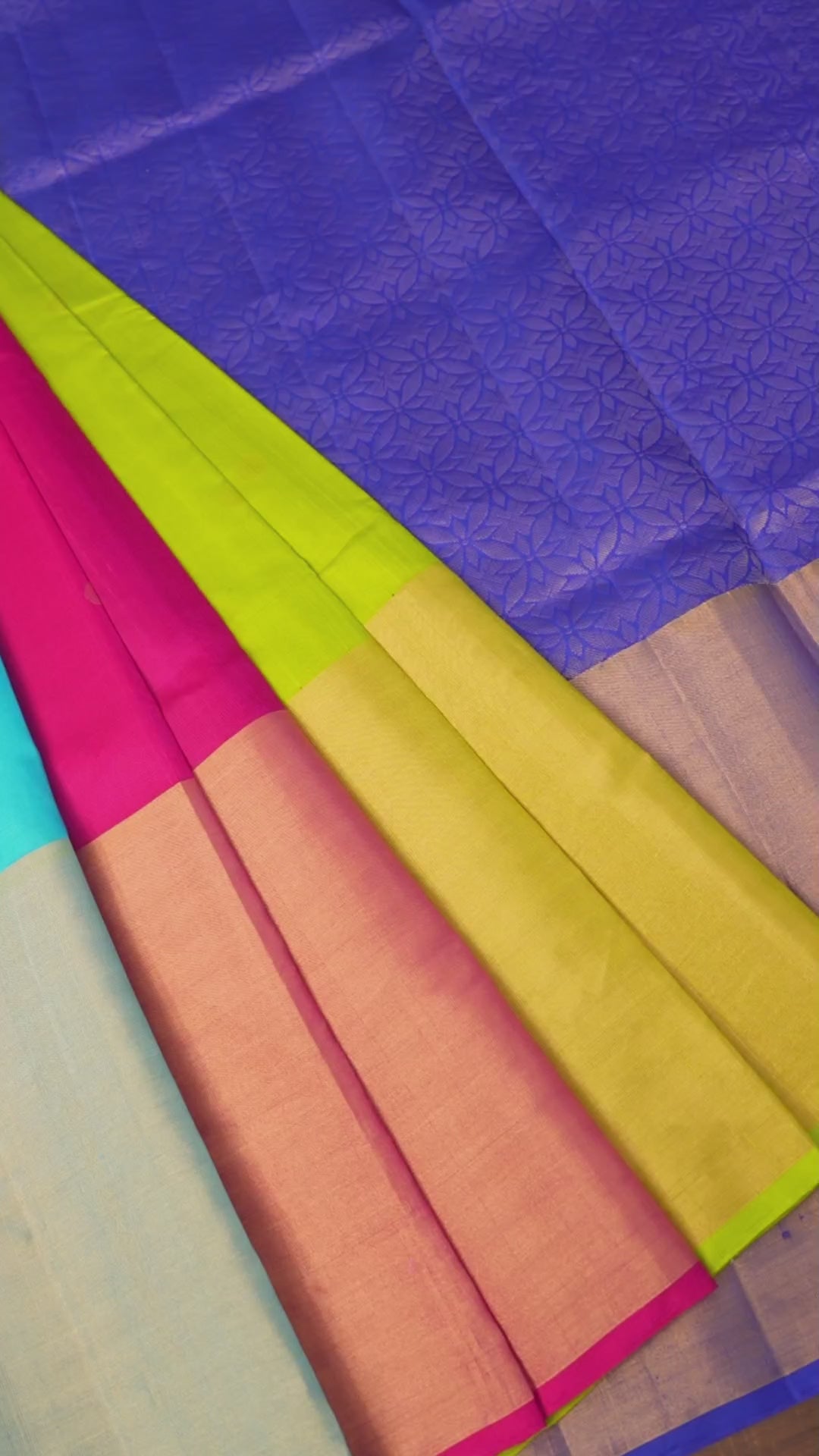 Chathurvarna Pure Soft Silk Saree