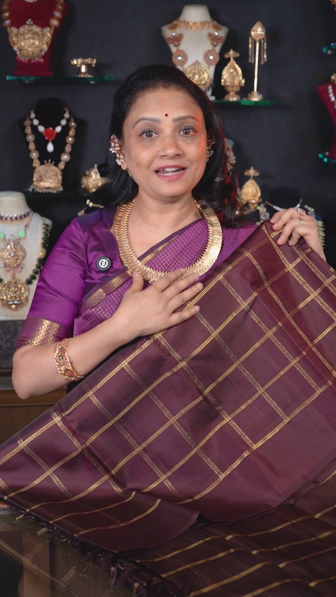 Coffee Podi Brown Pure Chettinad Silk Saree