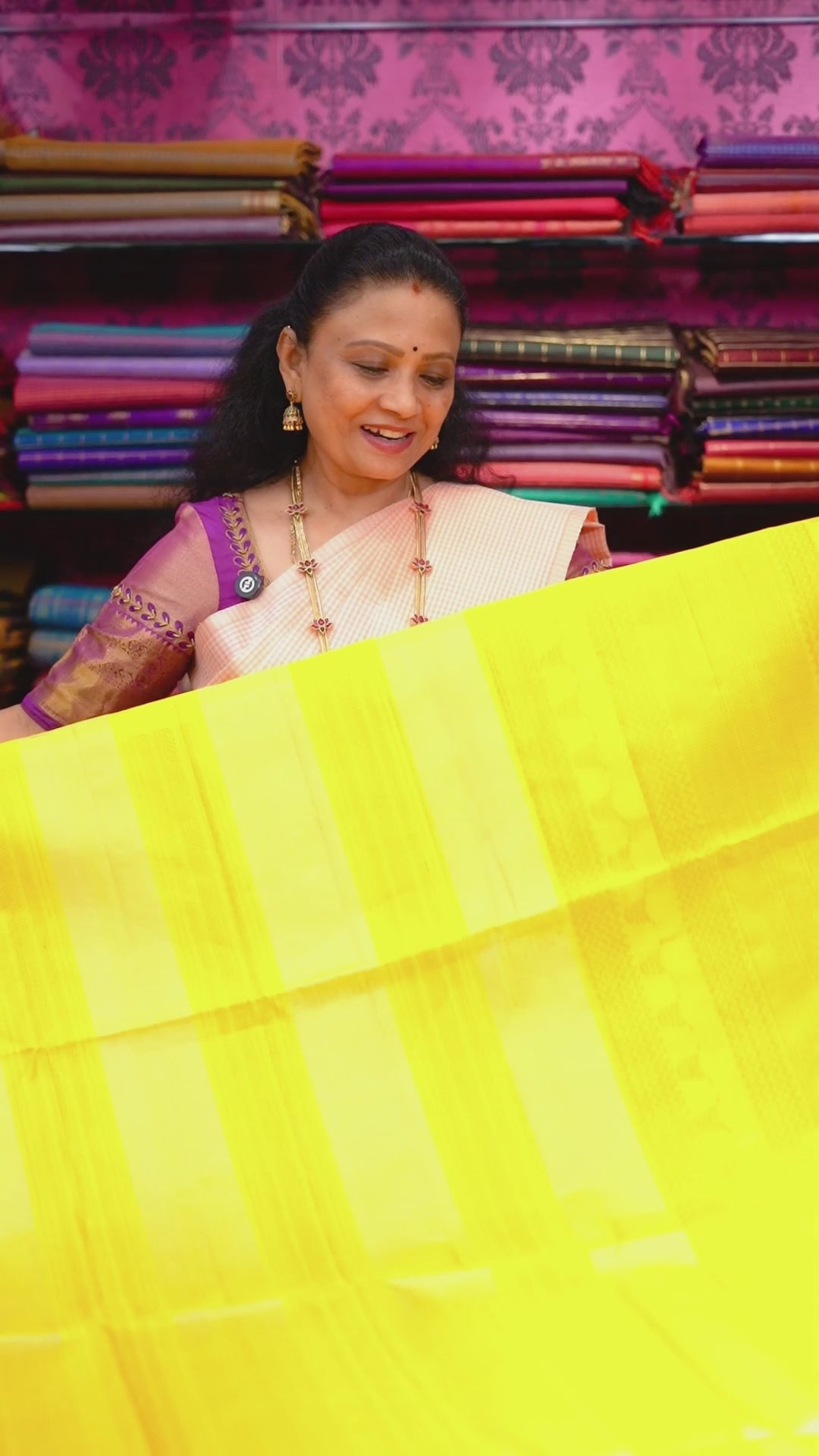 Mango Yellow Pure Soft Silk Saree