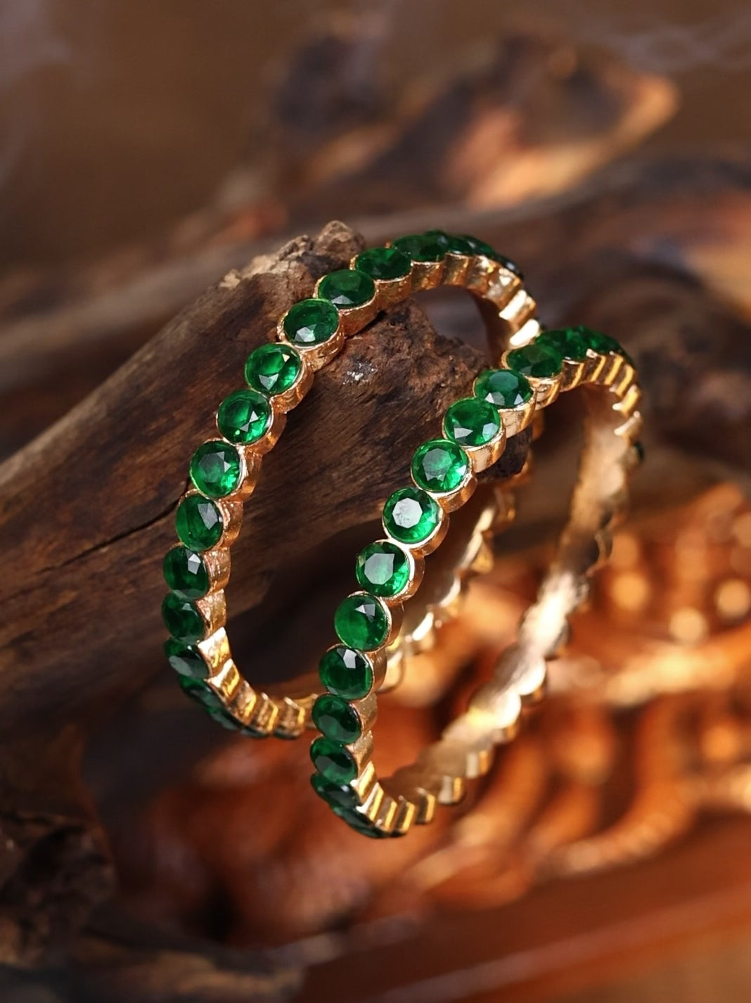 Savithri Bangles - Green