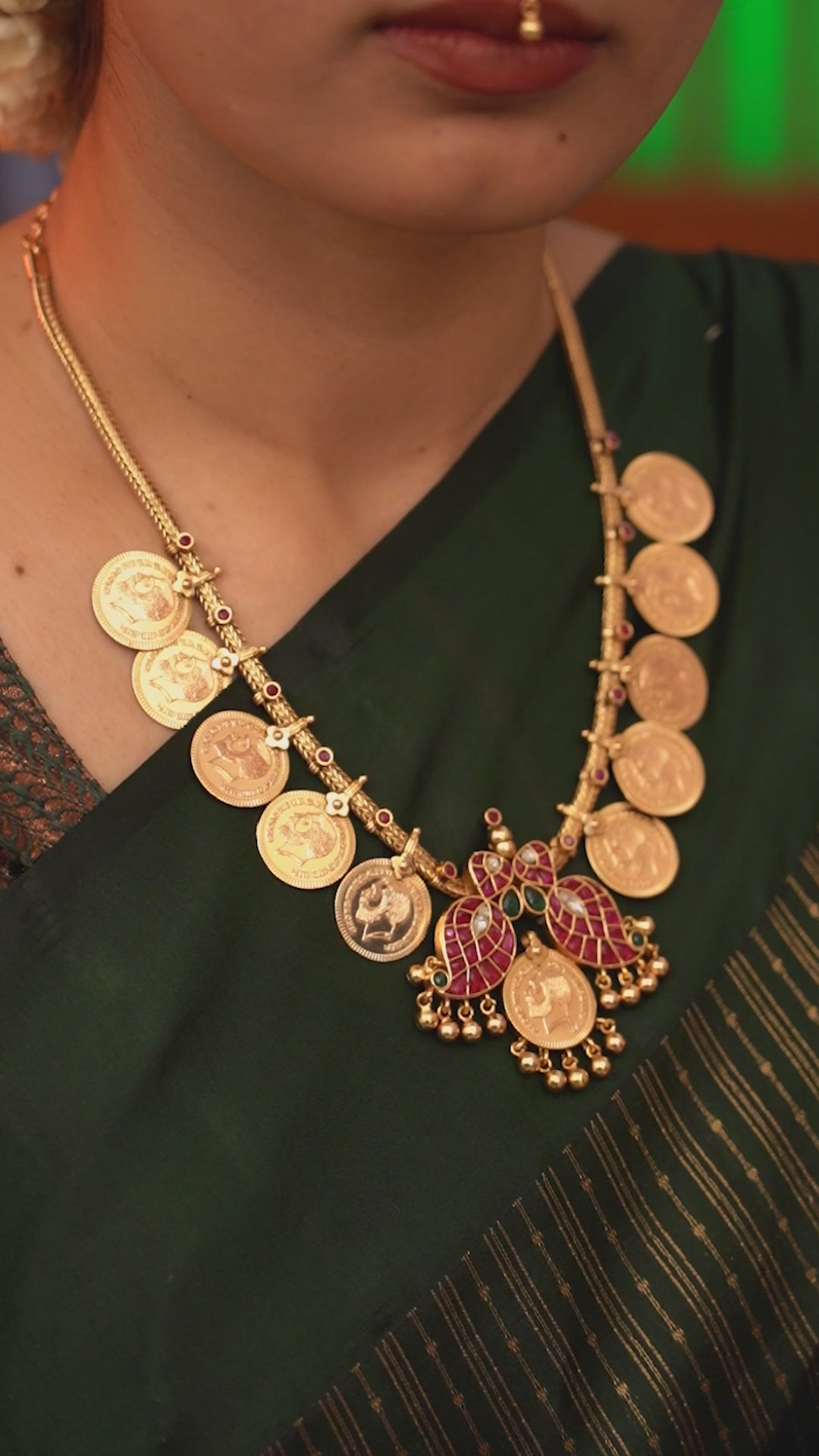 Nachiyar Victoria kasu Necklace
